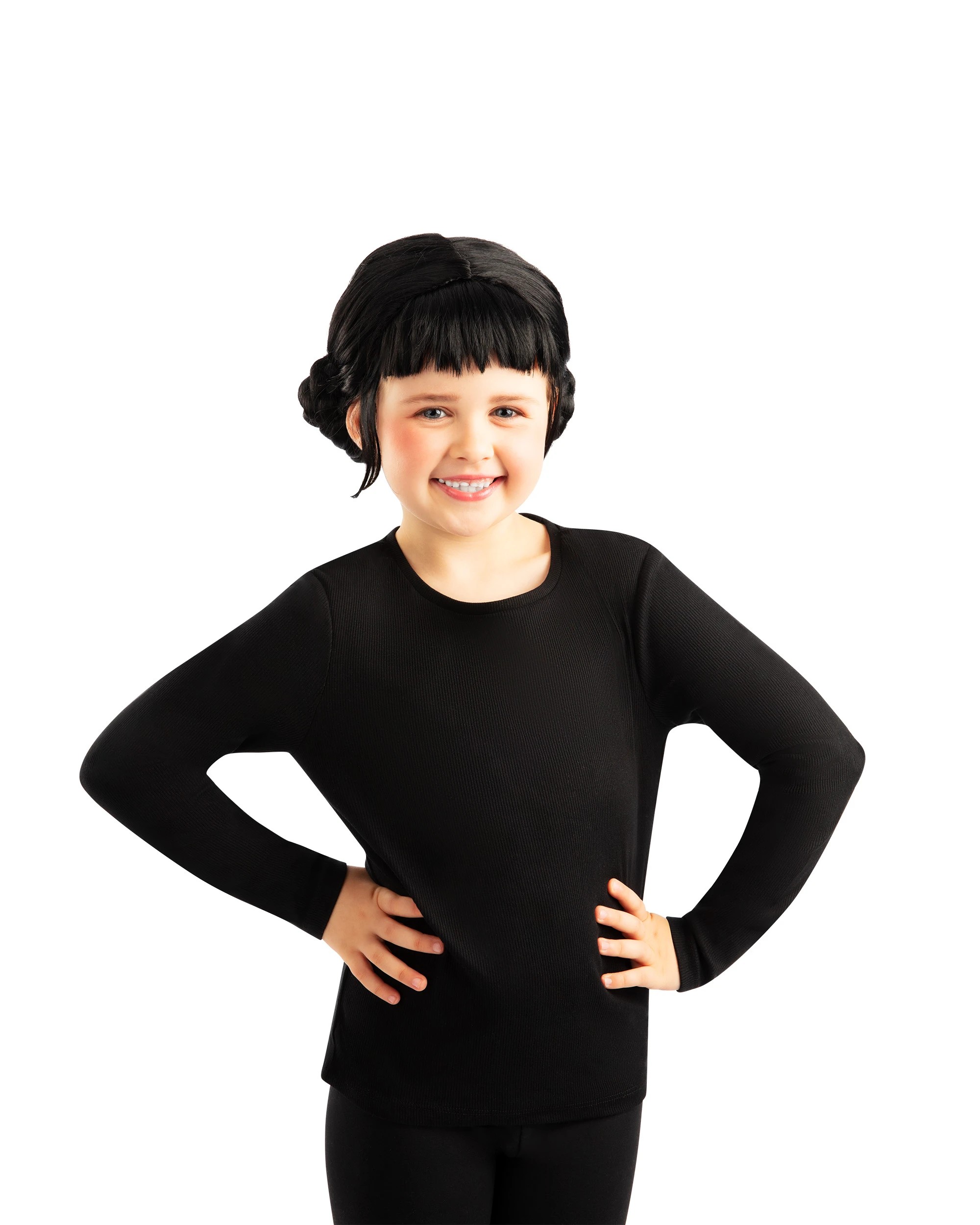 1 KPop Demon Hunters Kpop Demon Hunter Zoey Wig - Black, 1 of 4