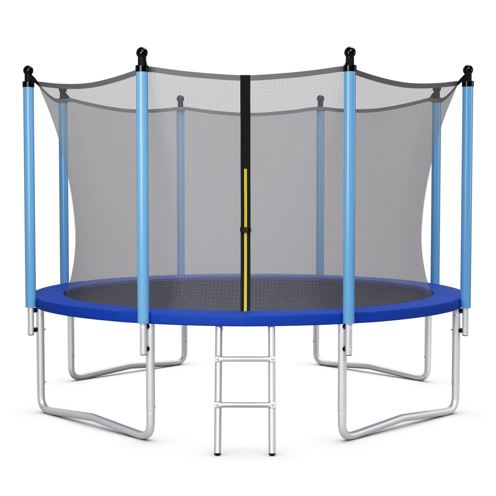1 Costway 12FT Trampoline Jumping Trampolines w/Ladder & Security Net Pad Indoor Outdoor Toys Gift, 1 of 1