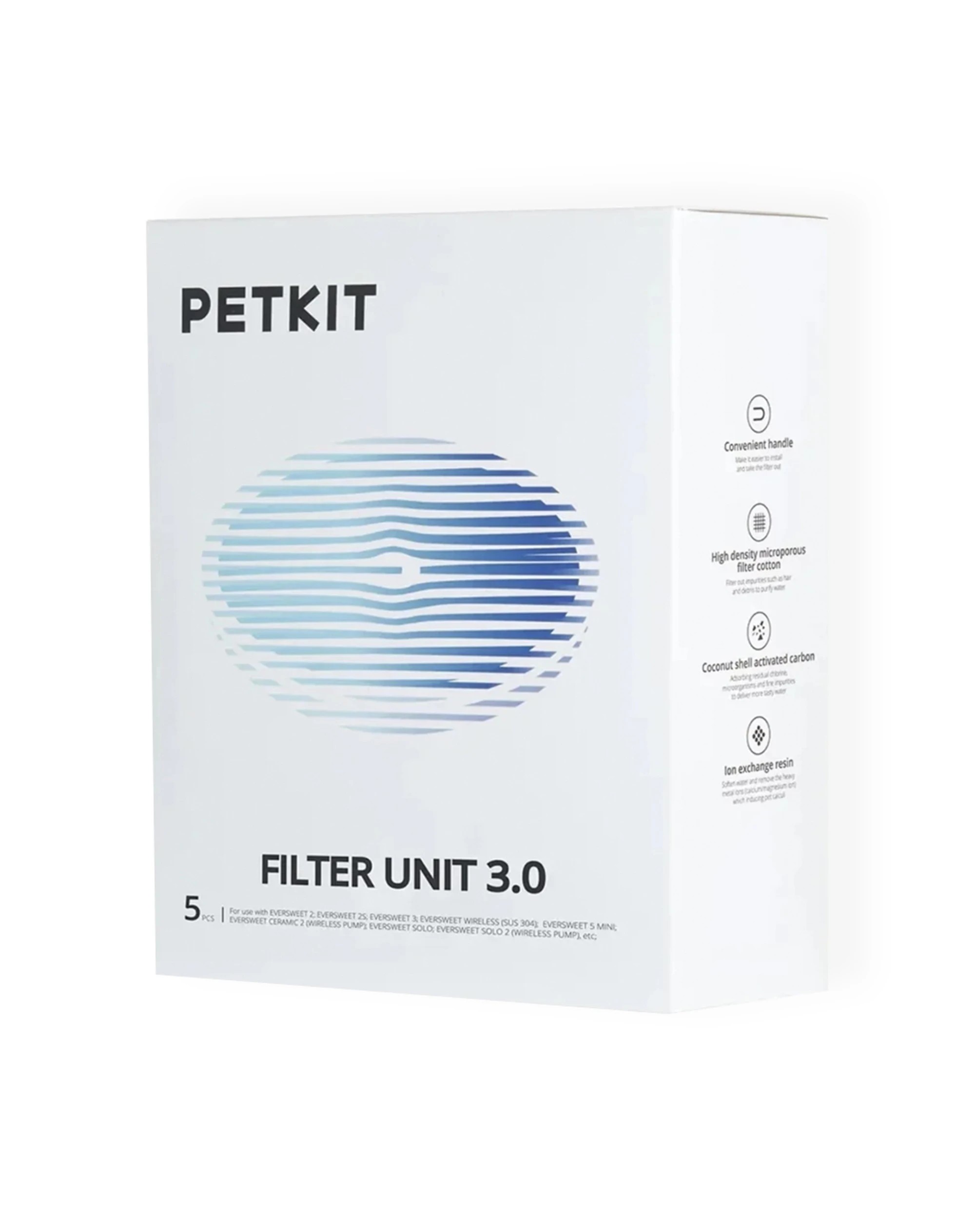 2 Petkit Filter Unit 3.0 Eversweet Pet Fountain Replacement Filter 5 Pack - Multi, 2 of 2