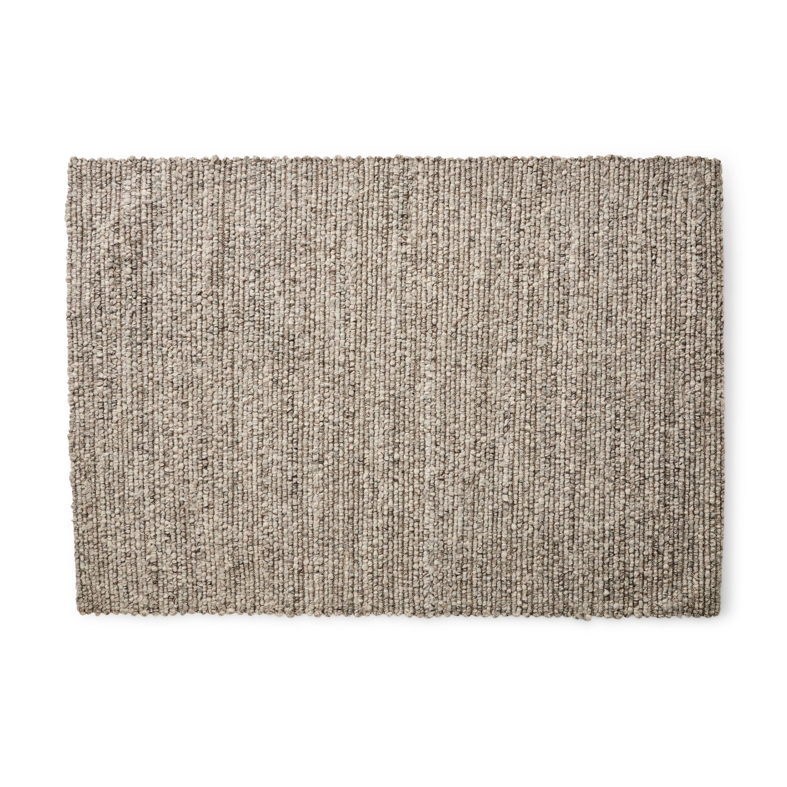6 Grayson Wool Rich Rug - Grey, Large - 235cm x 160cm, 6 of 6