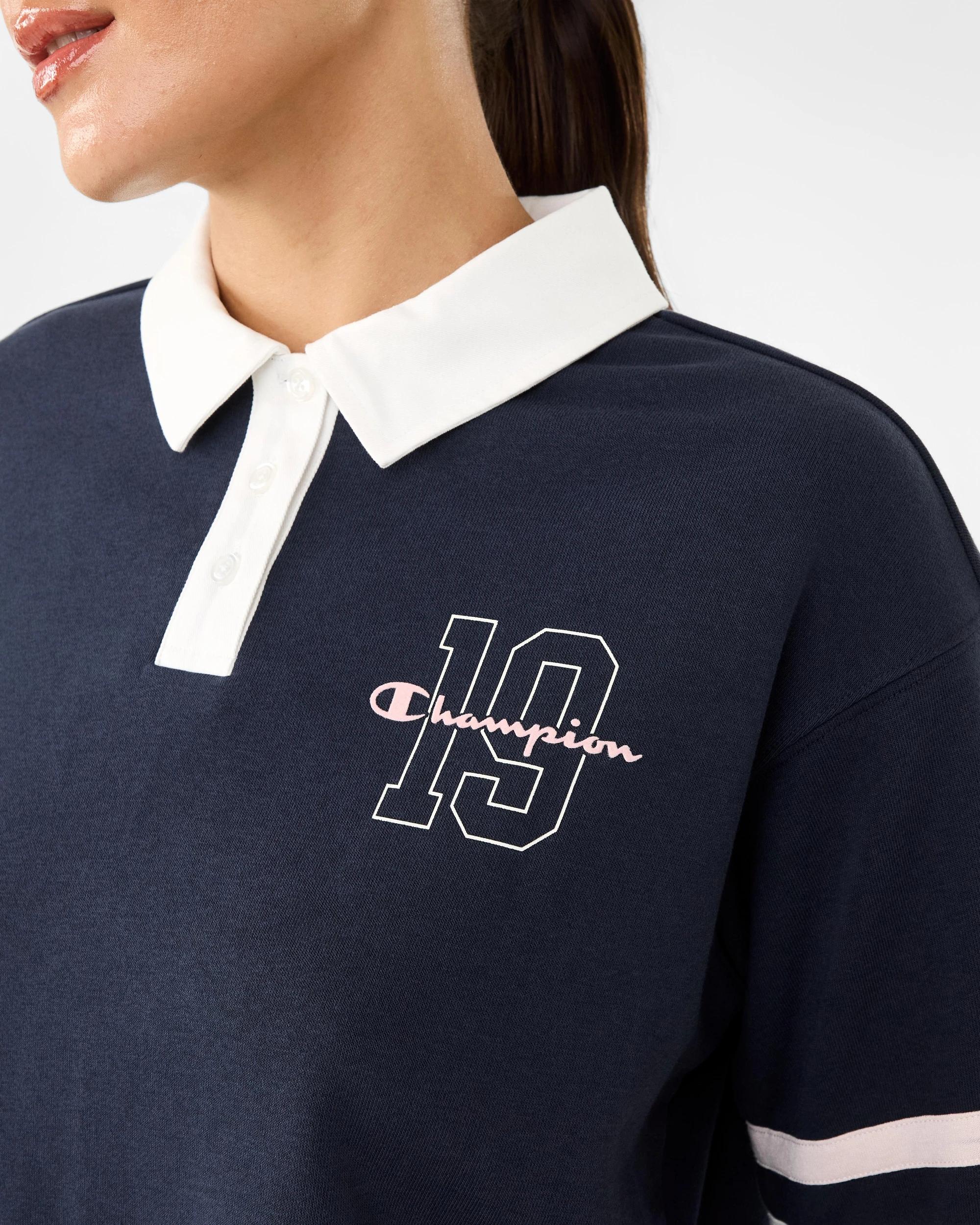 6 Champion Varsity Womens Polo Navy, 6 of 8