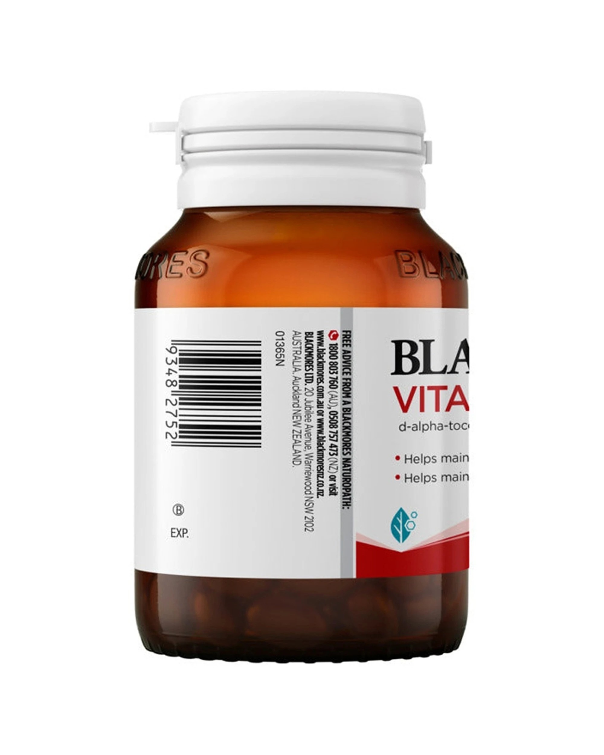 2 Blackmores 30pc Vitamin E 1000IU Cardiovascular Antioxidant Supplement Capsules, 2 of 7