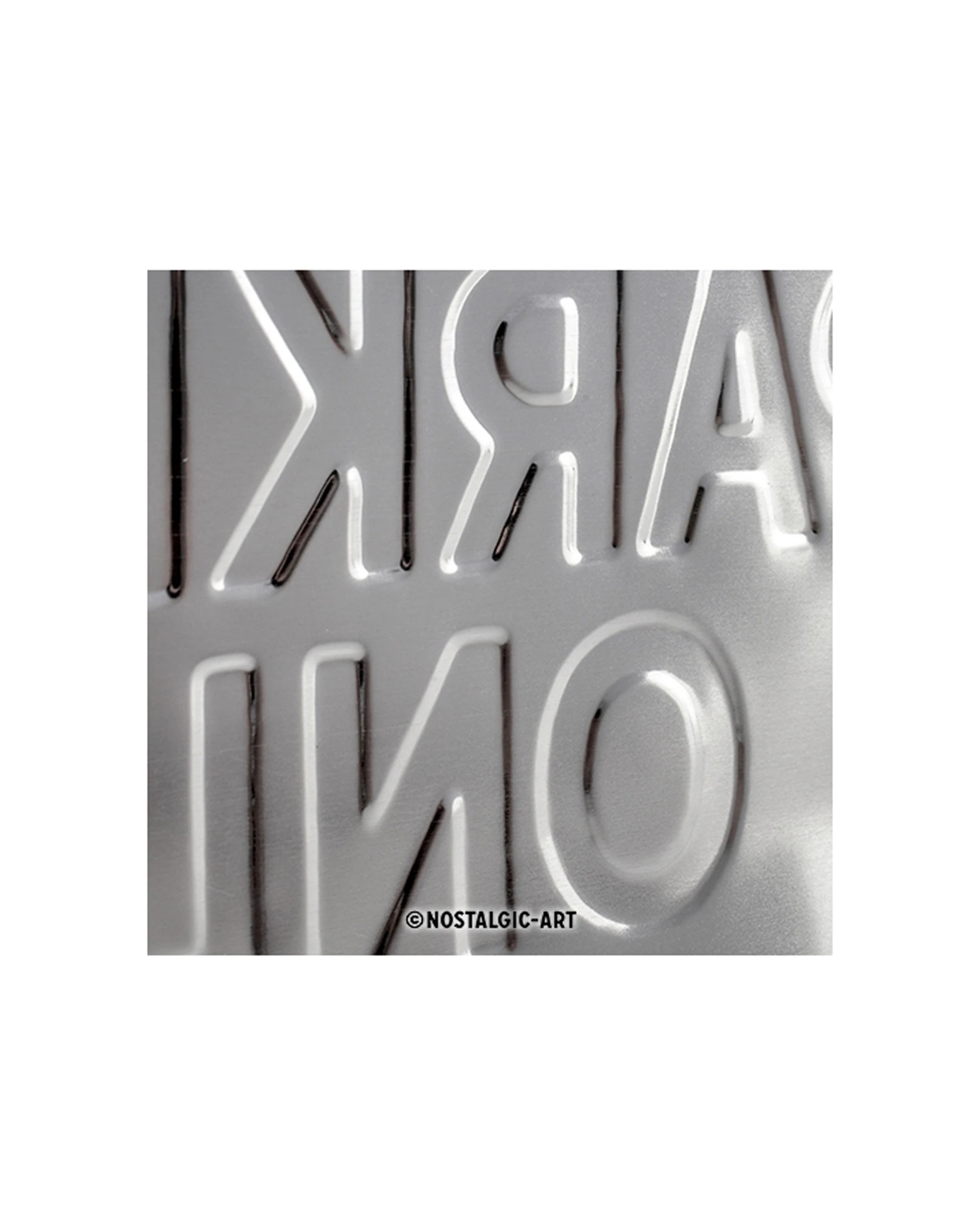 3 Nostalgic-Art Large 30x40cm Metal Wall Art Sign Plaque - Citroen Parking Only - Multi, 3 of 3