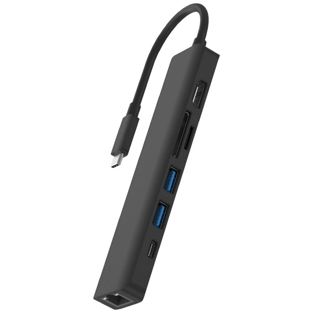 1 J.Burrows USB-C to 7-in-1 Multi Port Hub with PD, 1 of 3