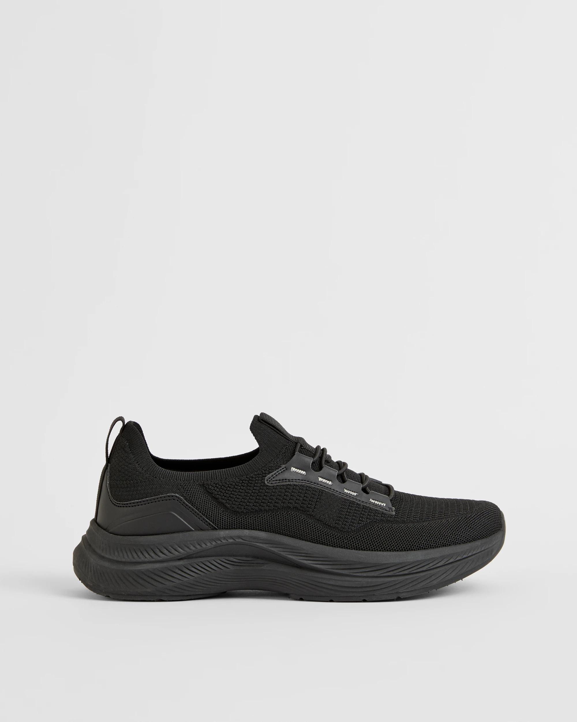 1 Target Man Slip On Elastic Sneaker BLACK, 1 of 3