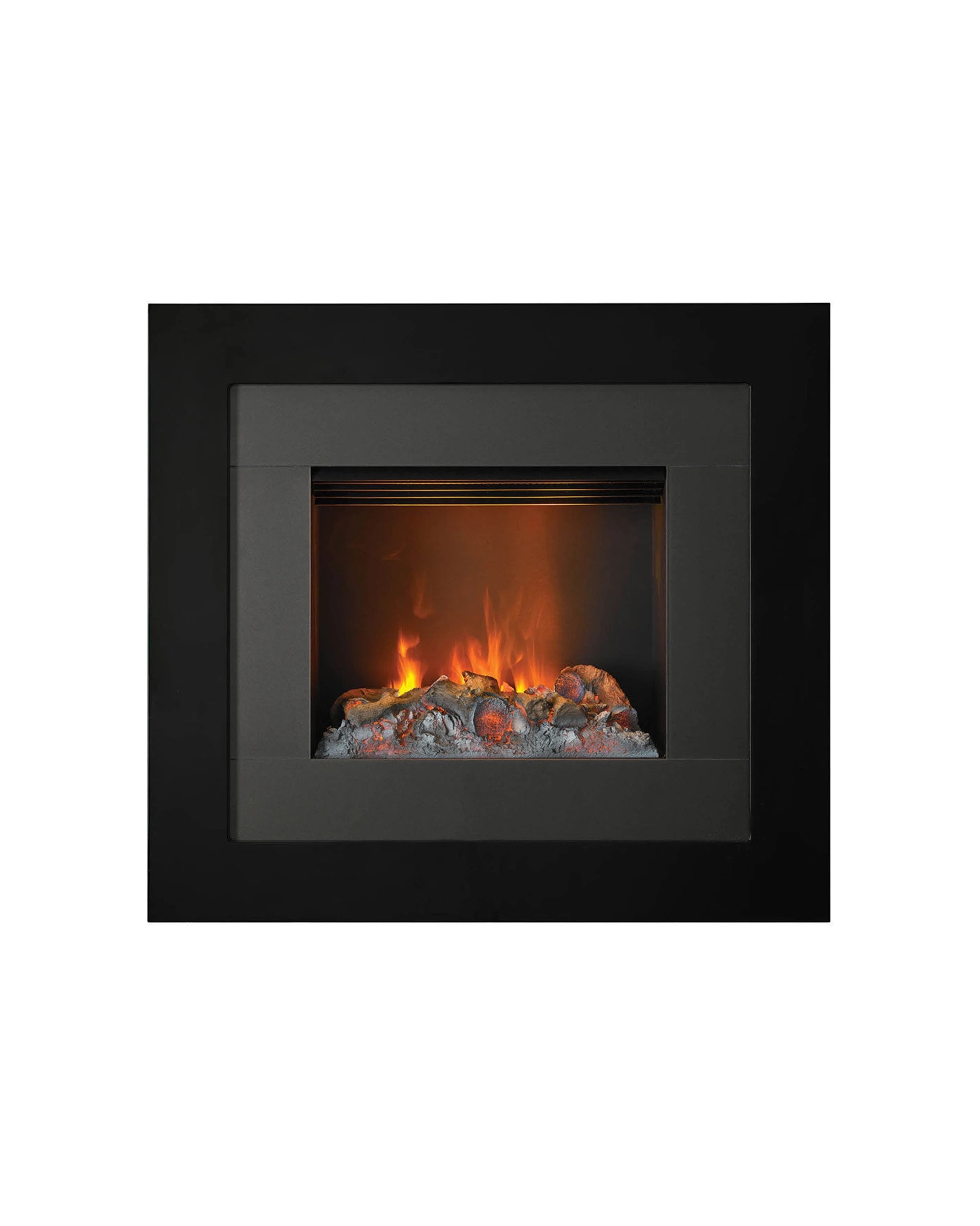 1 Dimplex Redway 2000W Wall Electric Fireplace Heater With Optimyst Fire Effect - Black, 1 of 2