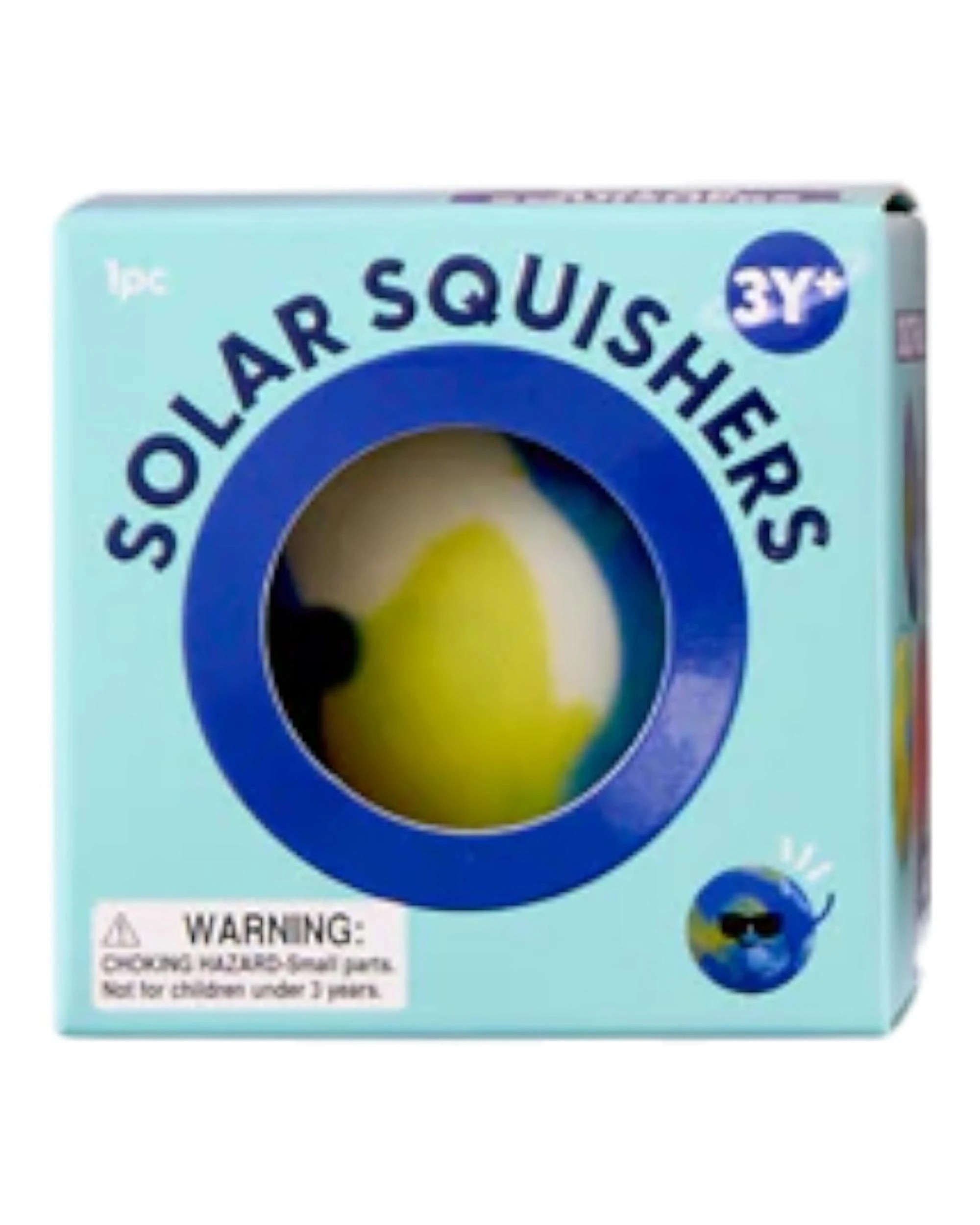3 J'adore Solar Squishers Squishy - Blue, 3 of 3