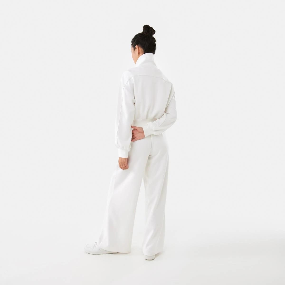 4 Active Womens Interlock Tipping Trackpants Ecru, 4 of 8