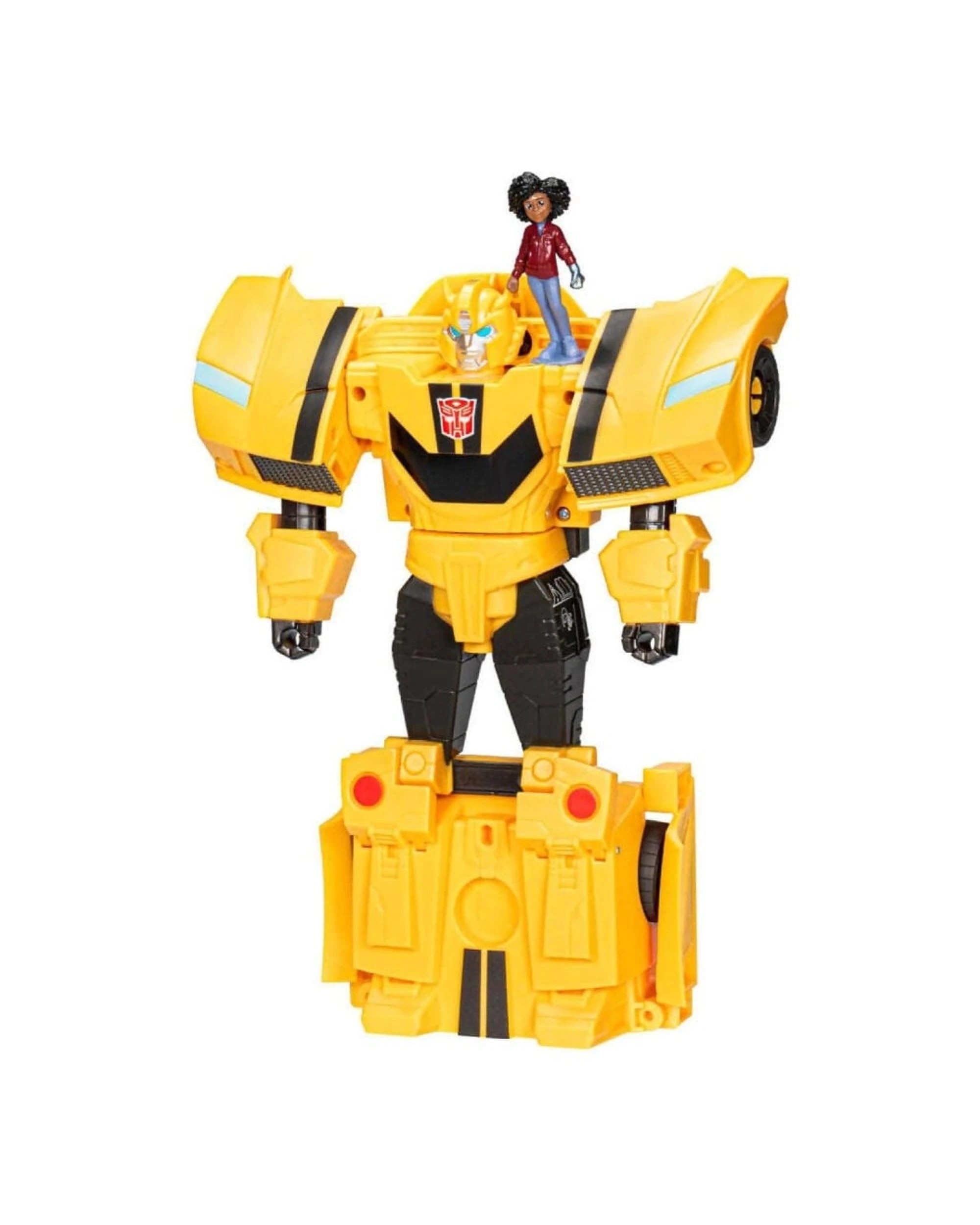 3 Transformers Earthspark Spin Changer Bumblebee and Mo Malto Action Figure, 3 of 5