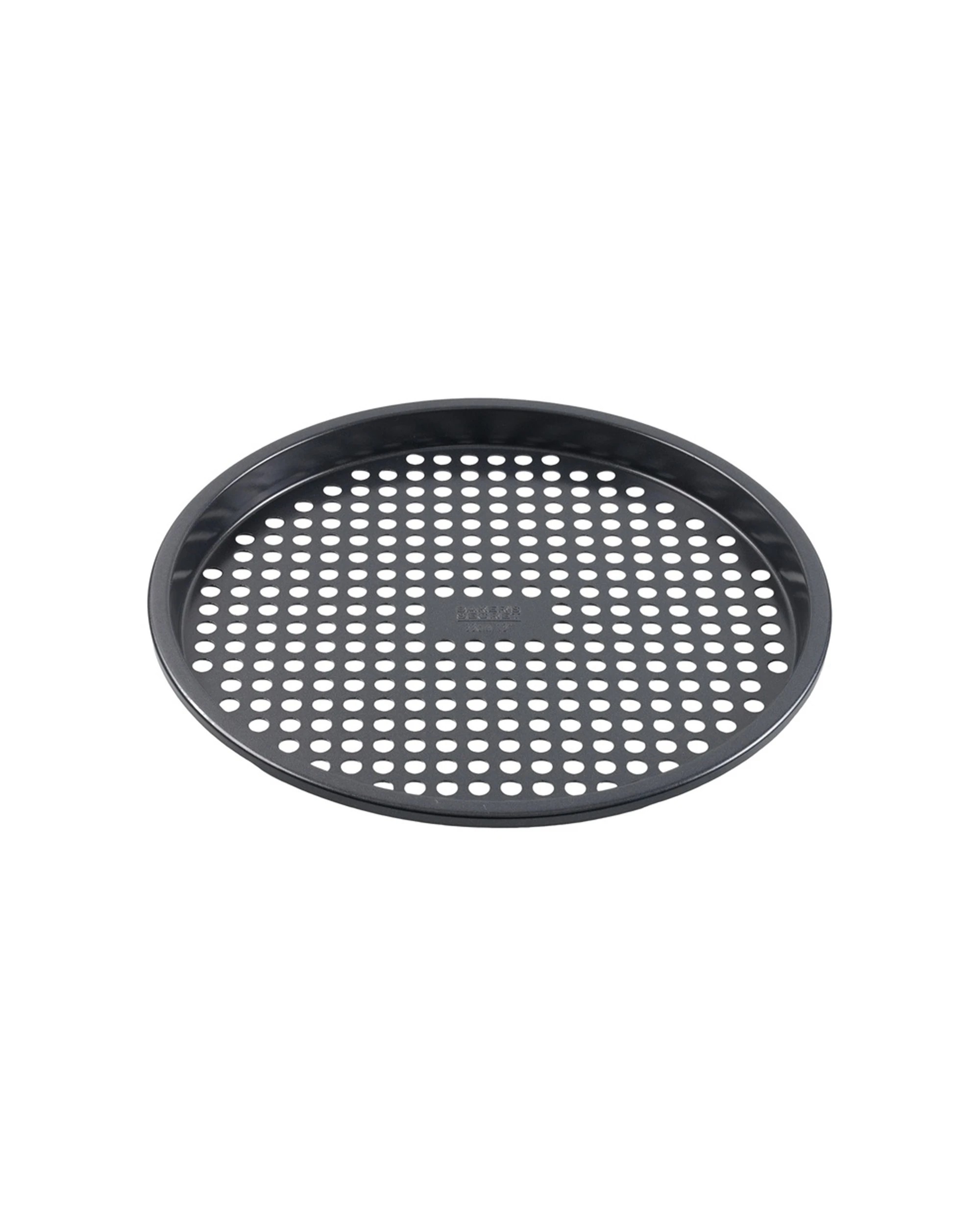 1 Bakers Secret Ultimate Non-Stick Round Pizza Crisper 33cm Perforated Base - Black, 1 of 3