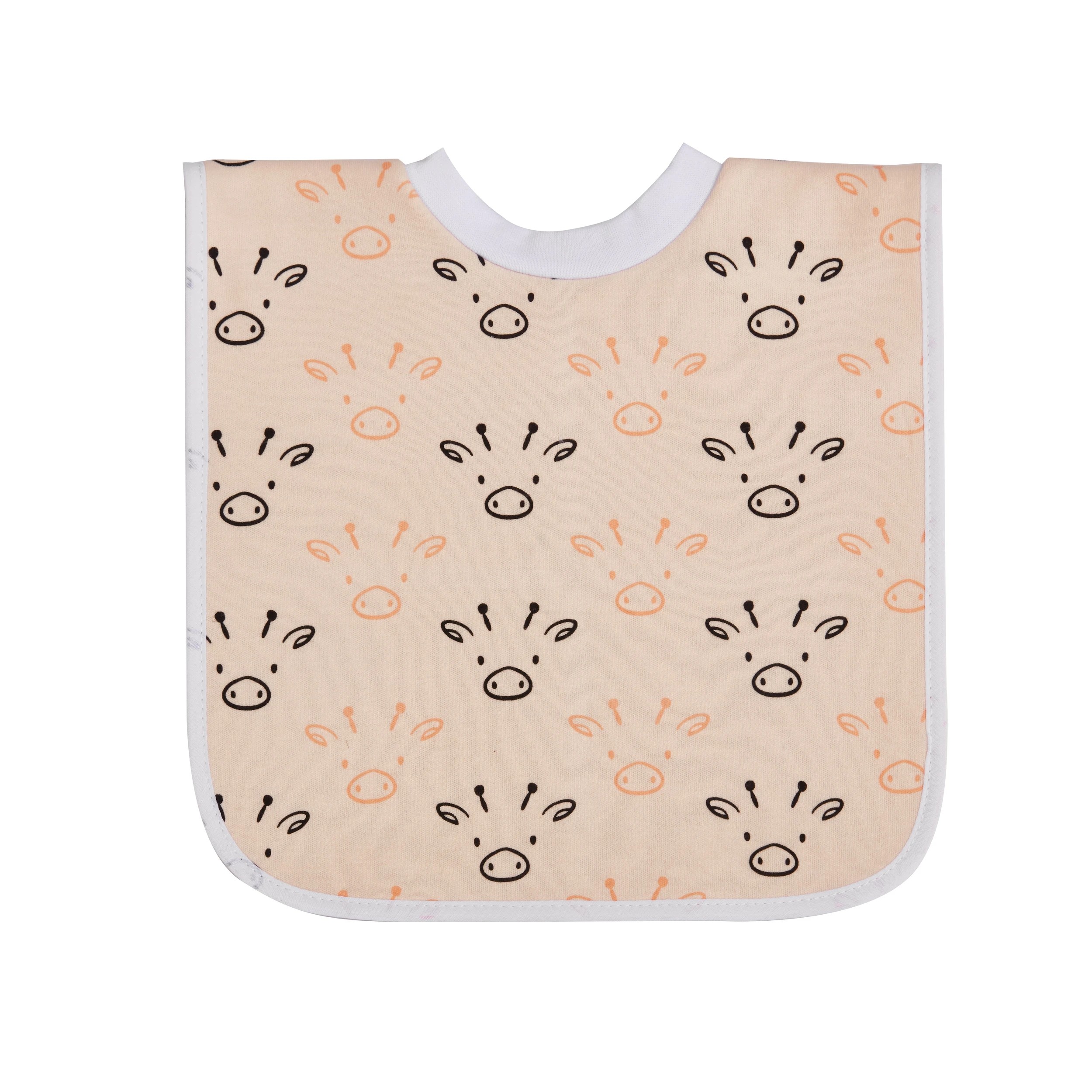4 Big Softies 3 Pack Popover Bibs, Giraffee, 4 of 5