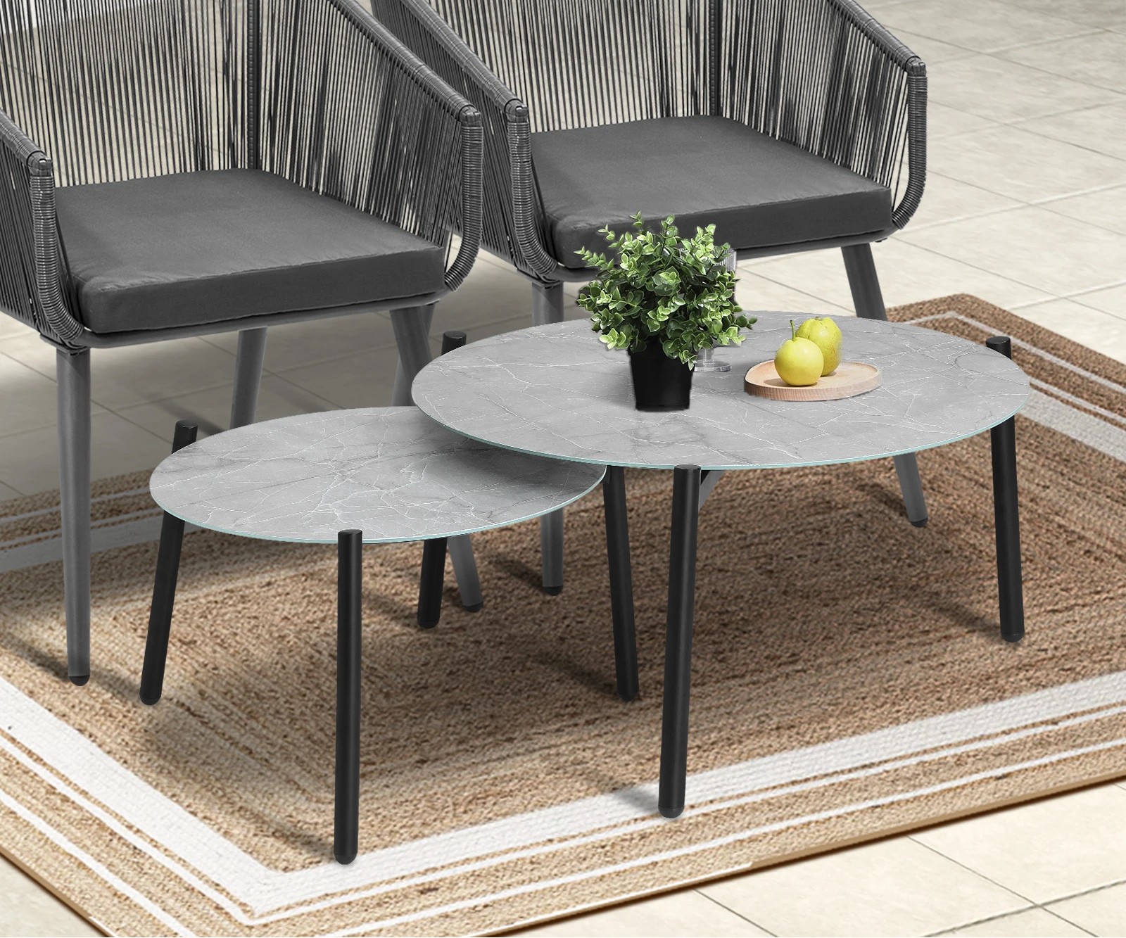 5 Livsip 6 Piece Outdoor Patio Set Lounge Furniture Setting - Multi, 5 of 10