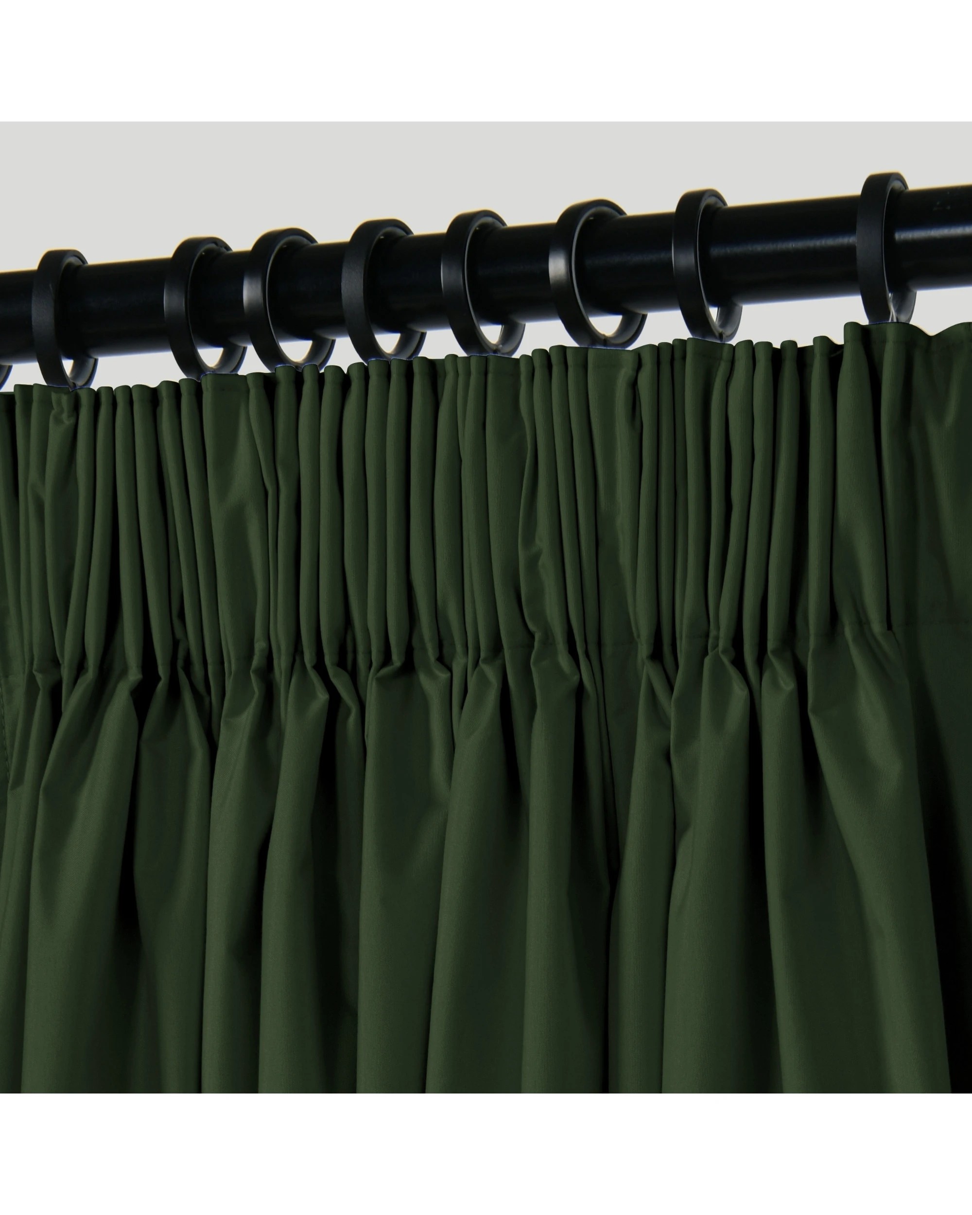 4 Sherwood Home Orlando Blockout Multi Header Curtain Pair 140x223cm - Pine, 4 of 8