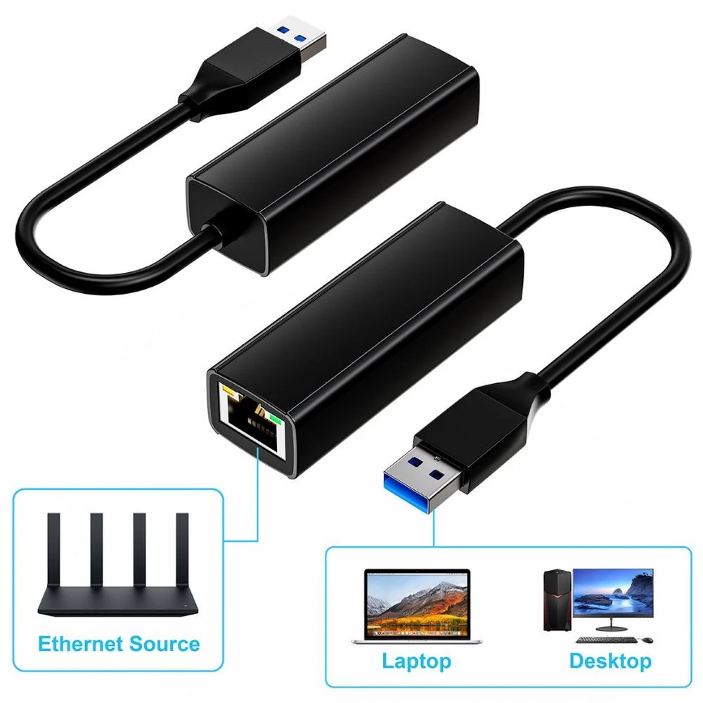 2 J.Burrows USB-A to Ethernet Adapter, 2 of 4