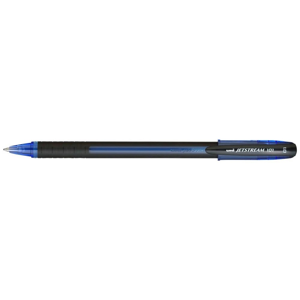 1 Uni Jetstream 101 Med Rollerball Pen Blue, 1 of 1