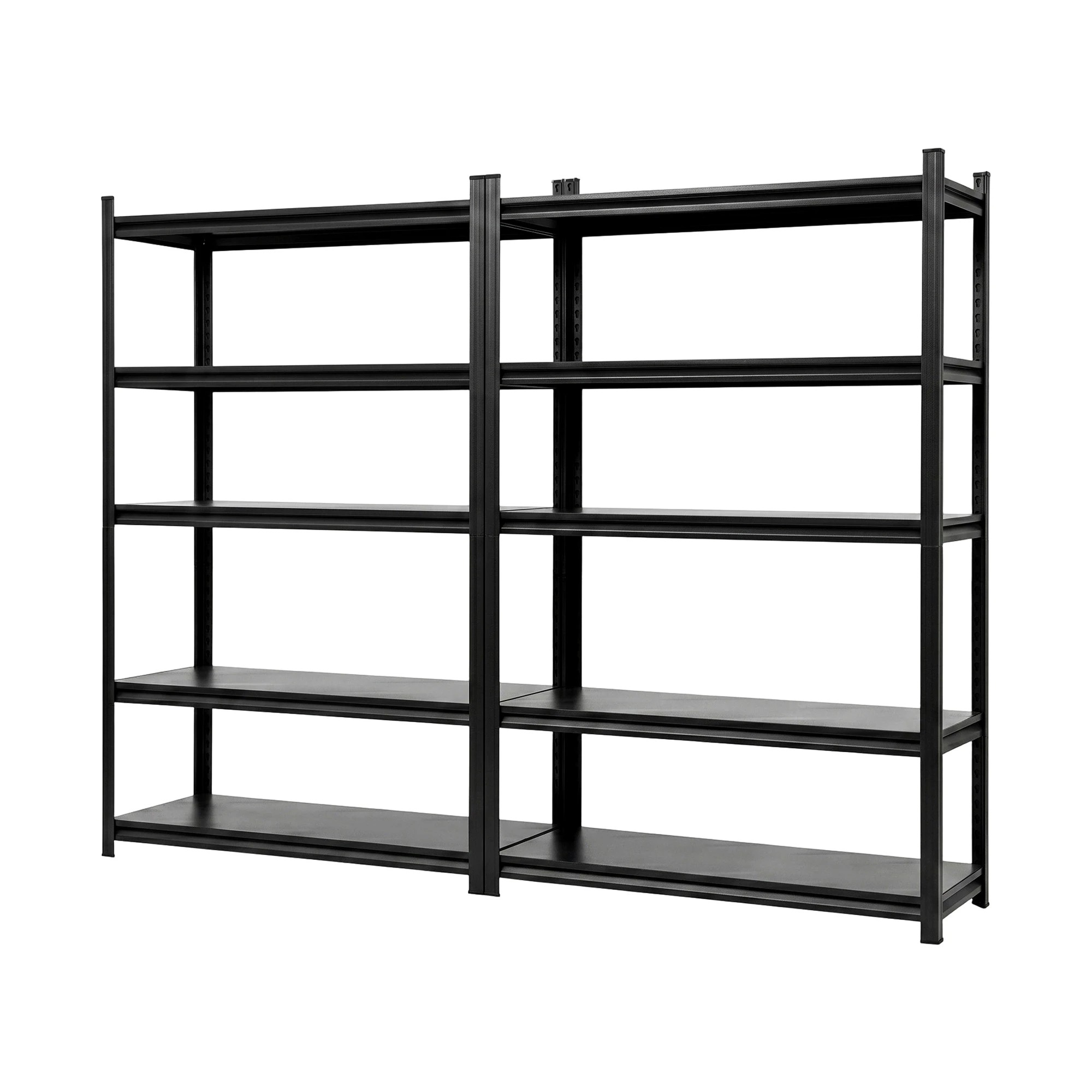 1 Giantz Garage Shelving 2.4X1.8m Warehouse Rack Storage Shelves Workshop Racks Steel - Black, 1 of 8