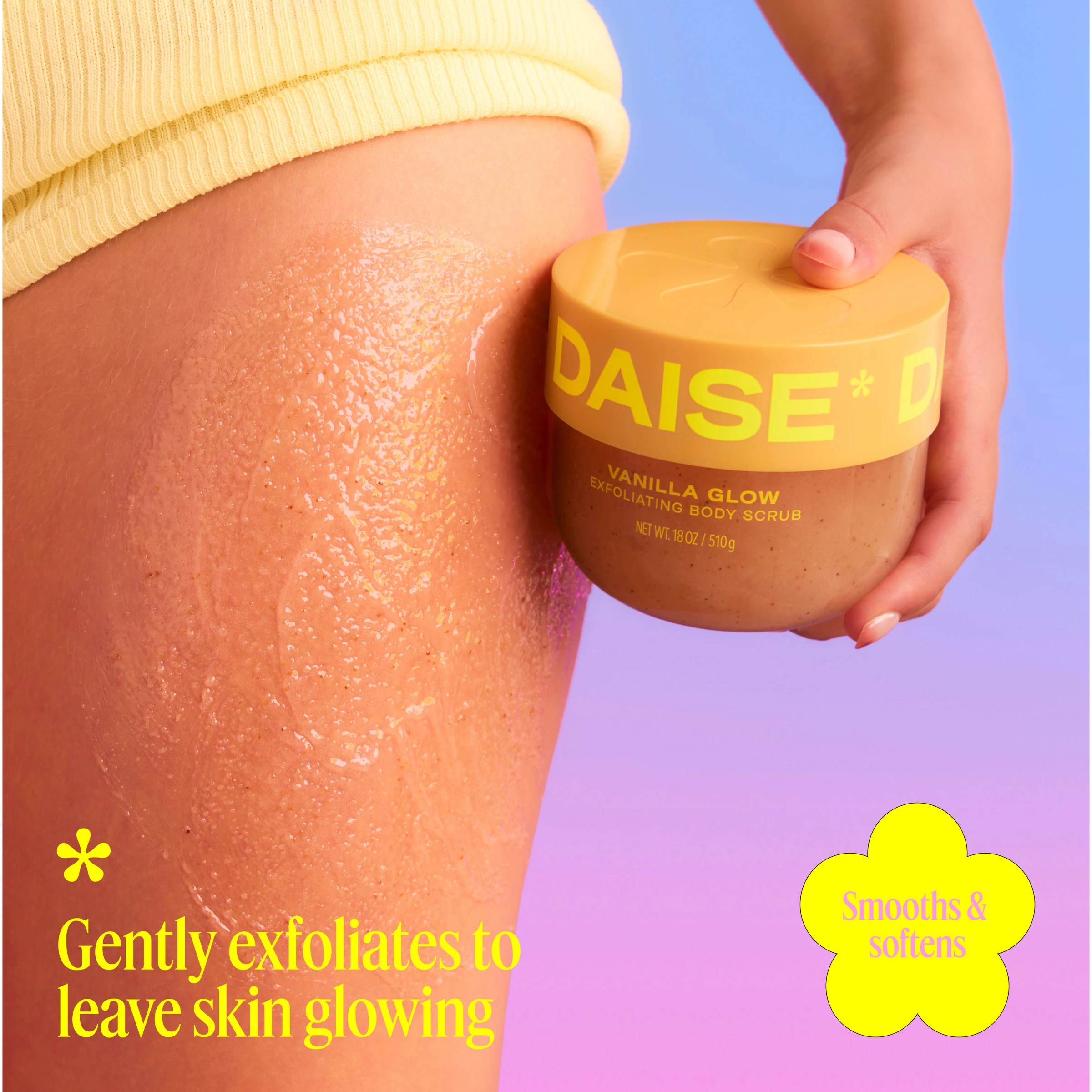 3 DAISE Exfoliating Body Scrub 510g - Vanilla Glow, 3 of 9