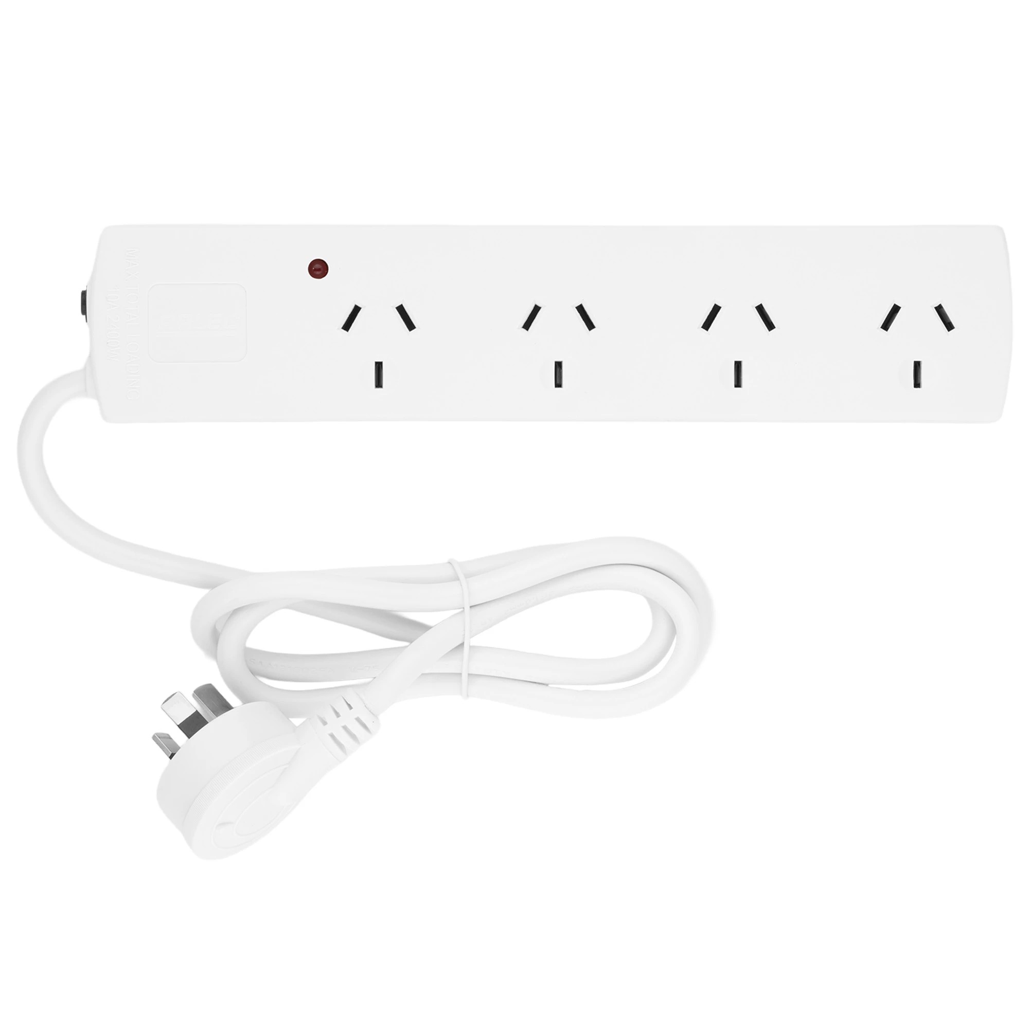 2 Arlec 4 Outlet Surge Protected Powerboard and 3m Standard Plug Extension Lead Combo Pack, 2 of 7