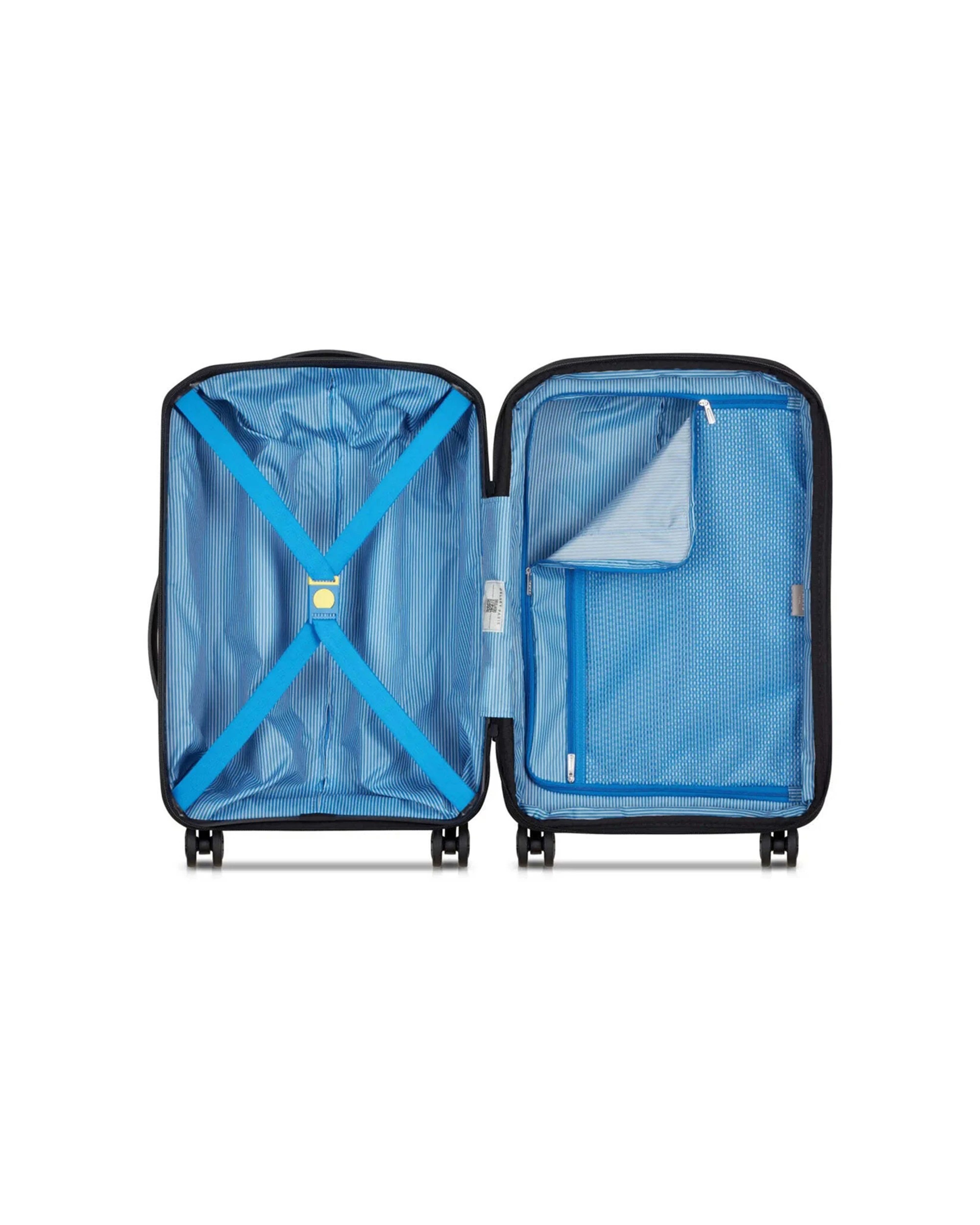 2 Delsey Anvers 55 cm 4 Wheel Expandable Carry-on Suitcase TSA Lock Matte - Black, 2 of 7