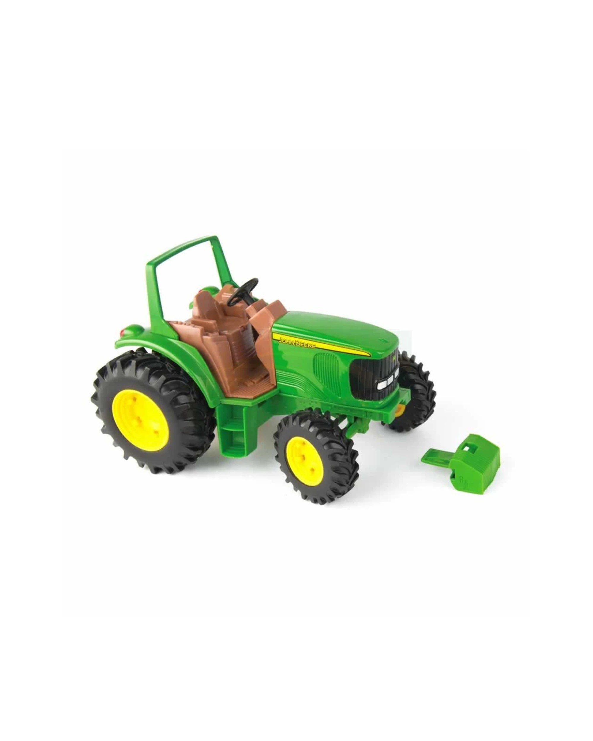 1 John Deere 20cm Tractor With Die-Cast Hood Steerable Front Axle and Rear Hitch Kids Toy Outdoor Play - Multi, 1 of 3