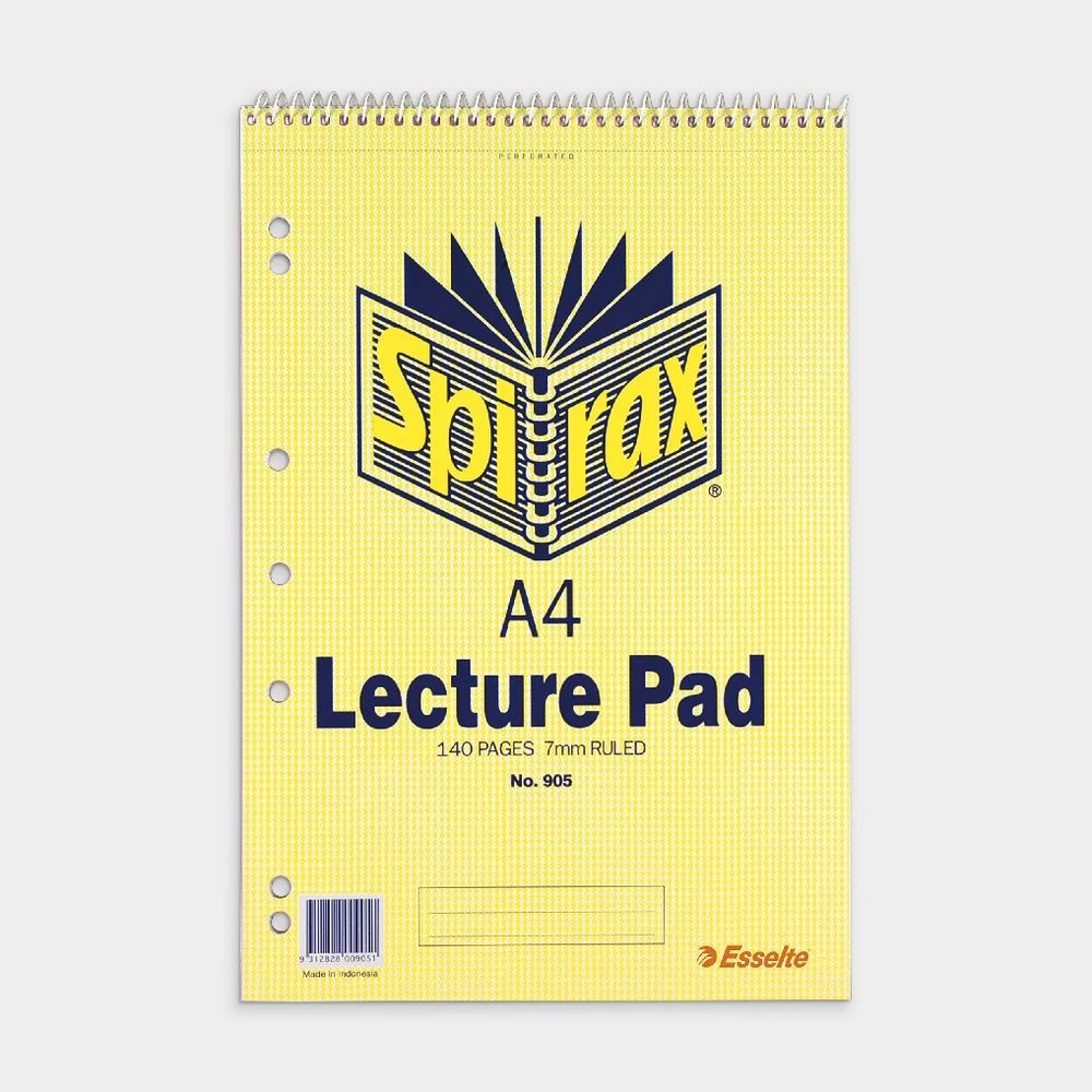 3 Spirax A4 No. 905 Lecture Pad 140 Page, 3 of 3