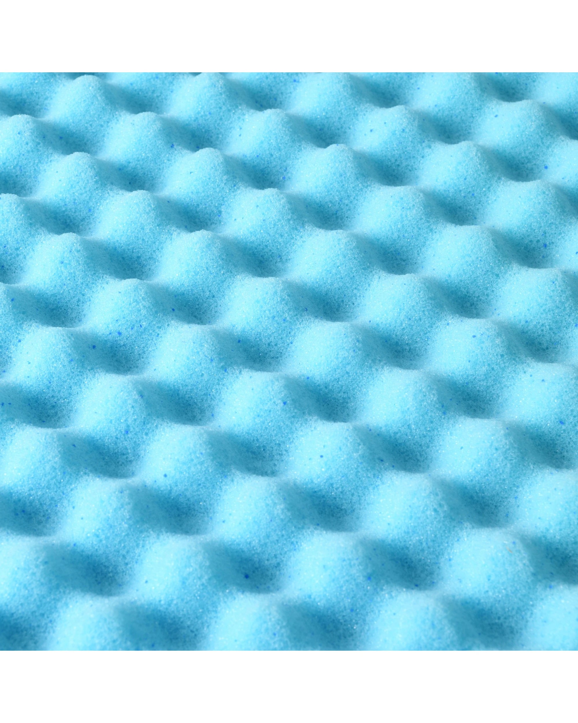 3 Dreamaker Gel Infused Convoluted Memory Foam Underlay - Super King Bed - Blue, 3 of 9