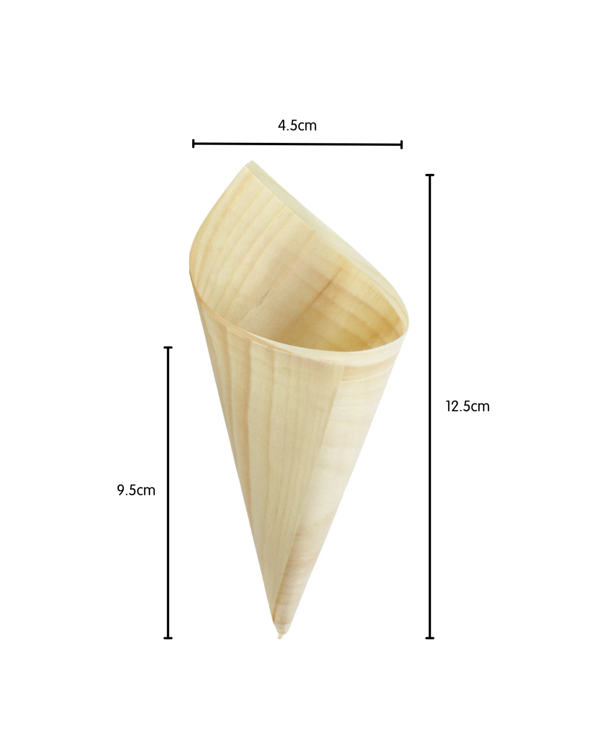 2 Alpen 12.5cm Wooden Cones Pack of 50, 2 of 2