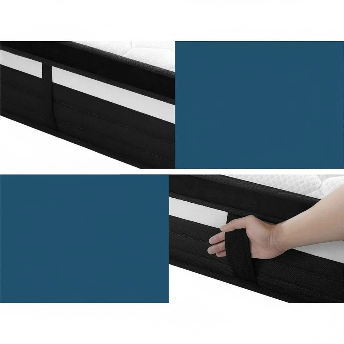 5 Giselle Bedding 28cm Mattress Super Firm King Single - King Single Bed - Multi, 5 of 7