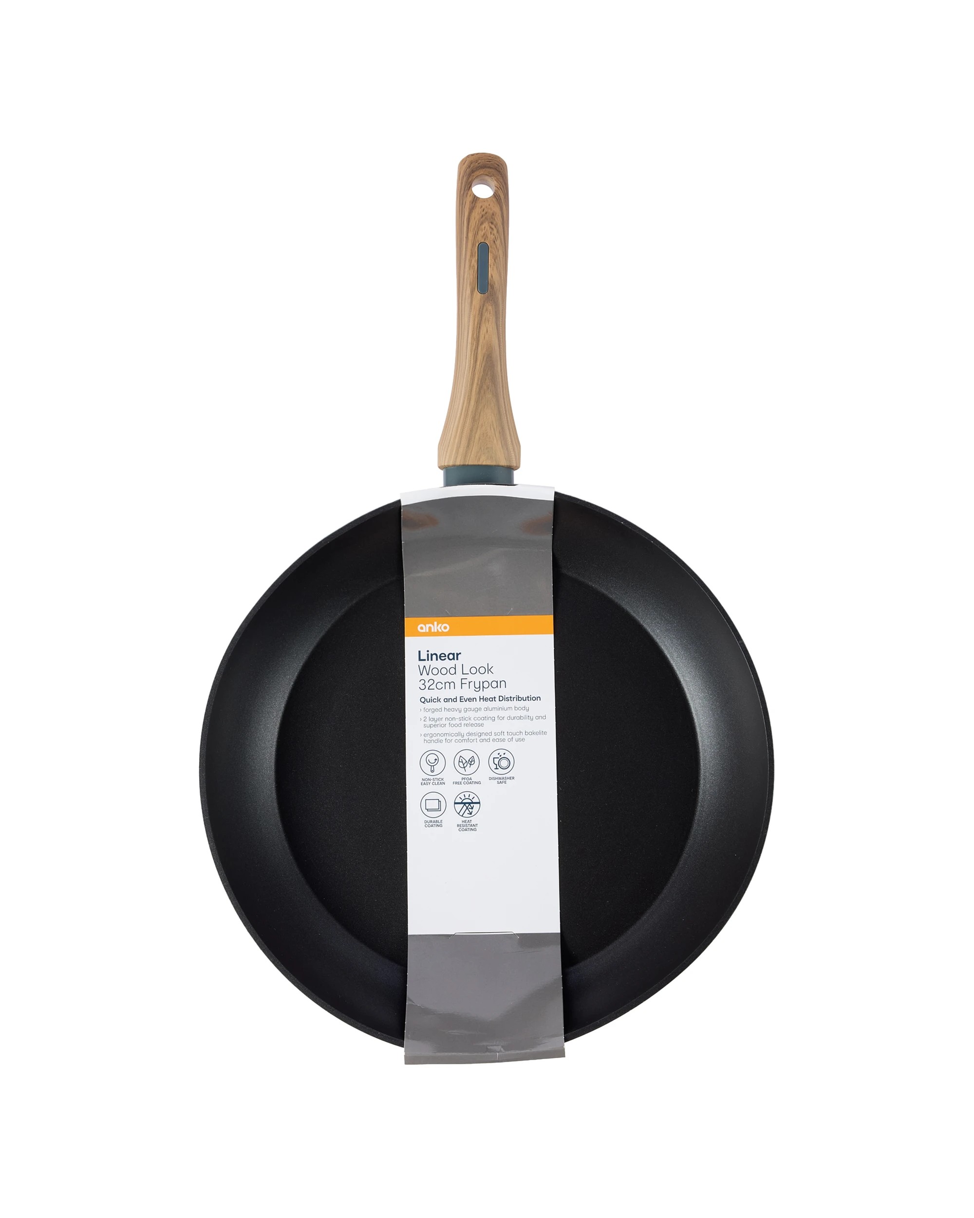7 32cm Linear Frypan - Wood Look, 7 of 7