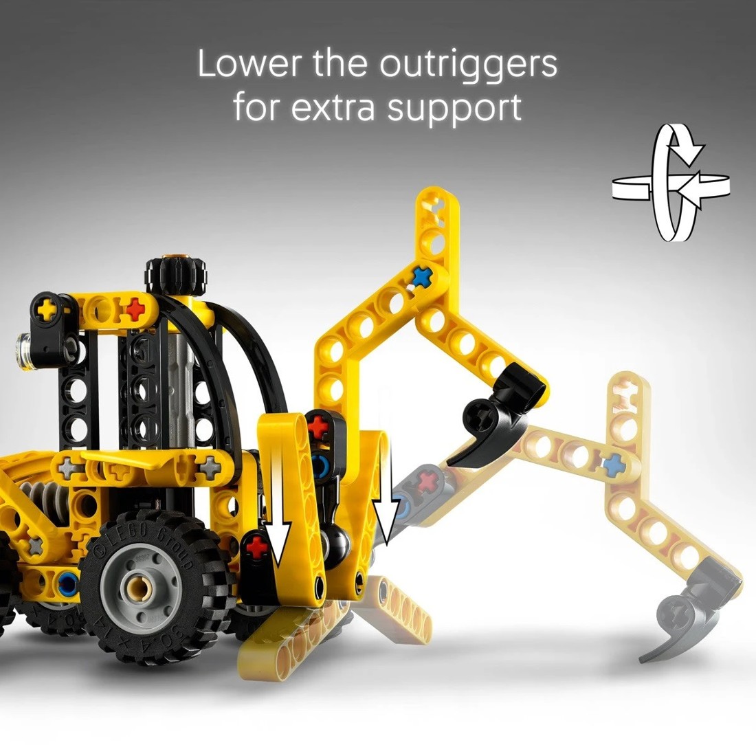 7 LEGO Technic Backhoe Loader 42197, 7 of 11