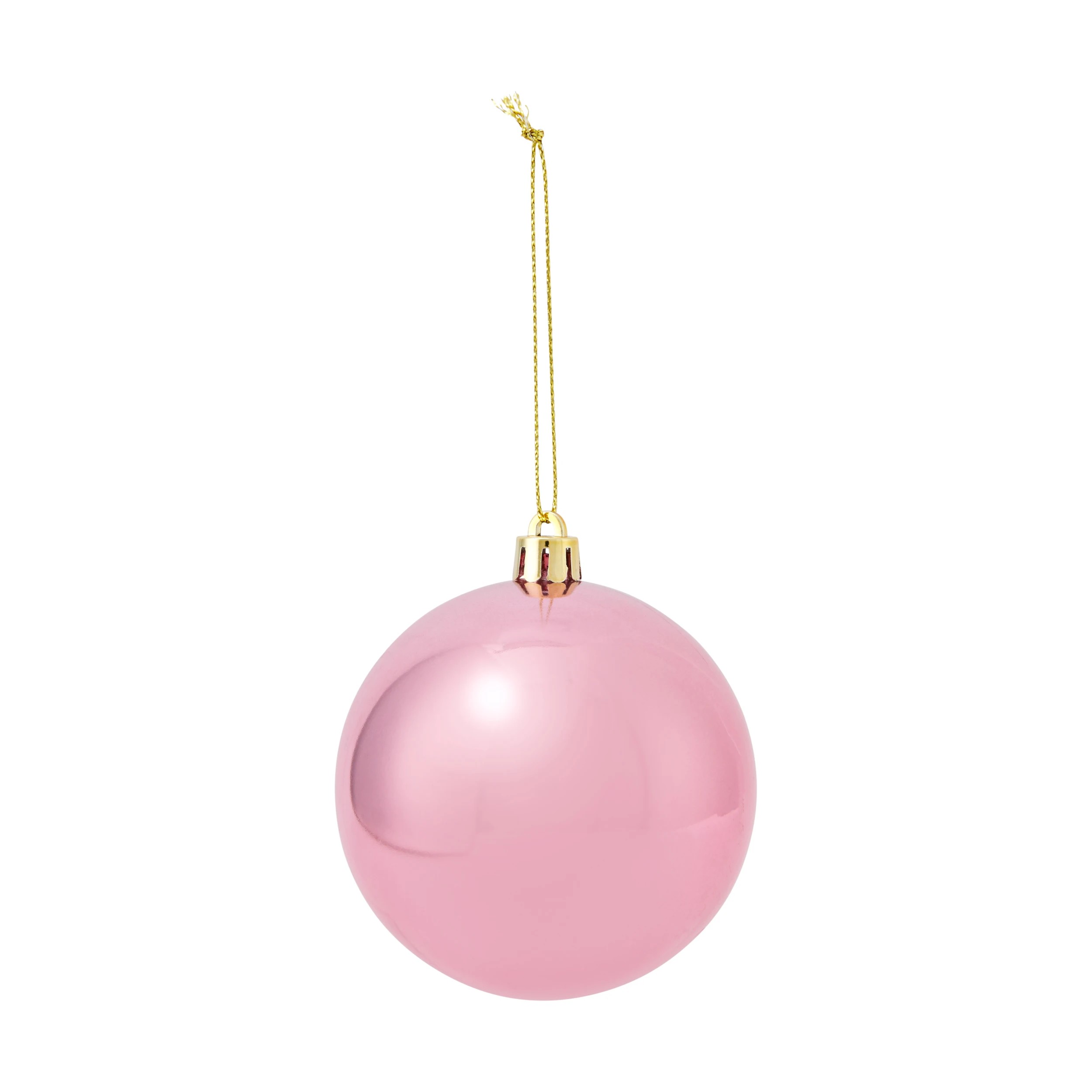 3 8 Pack 8cm Pink Baubles, 3 of 5