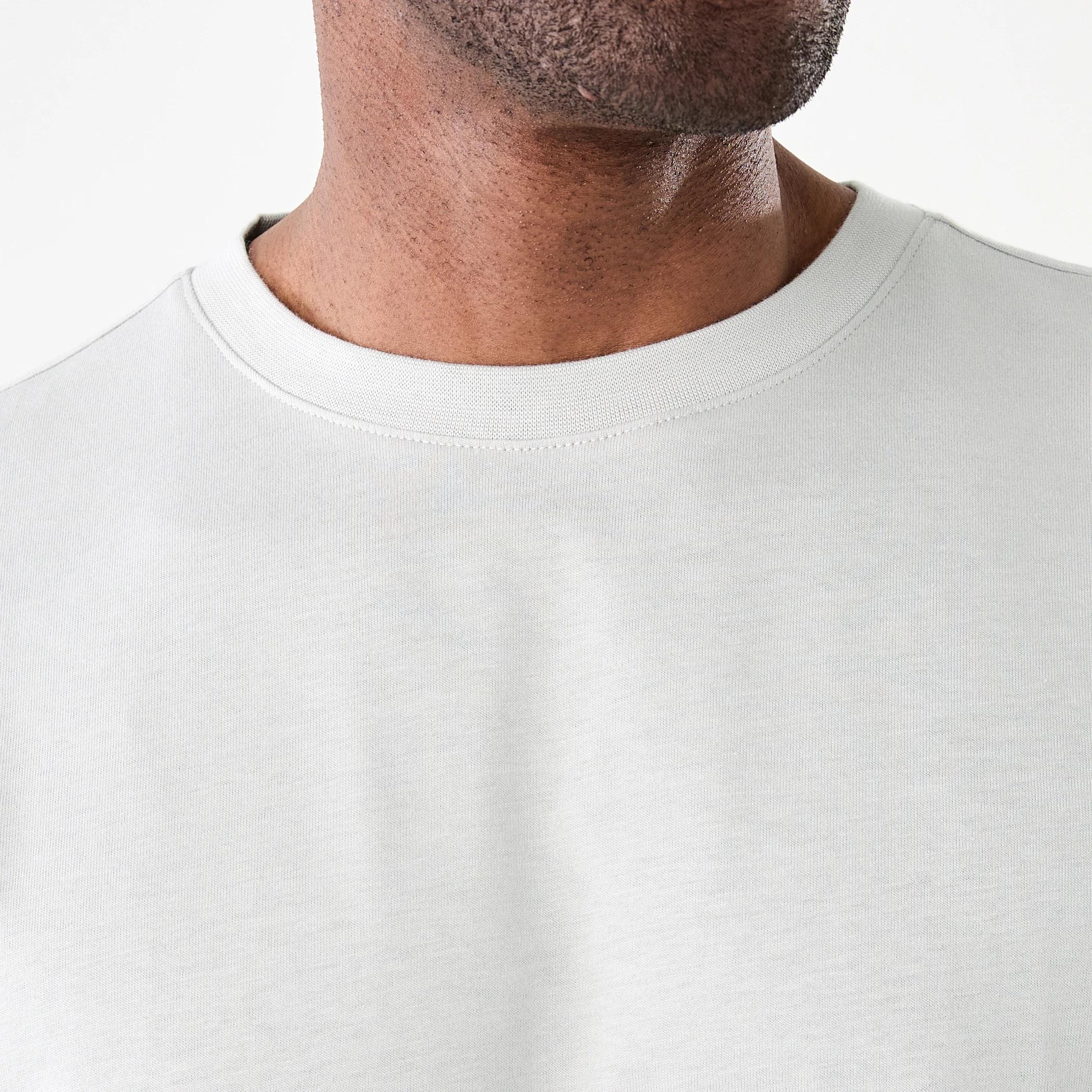 5 Australian Cotton Crew Neck T-shirt GRAY VIOLET, 5 of 5