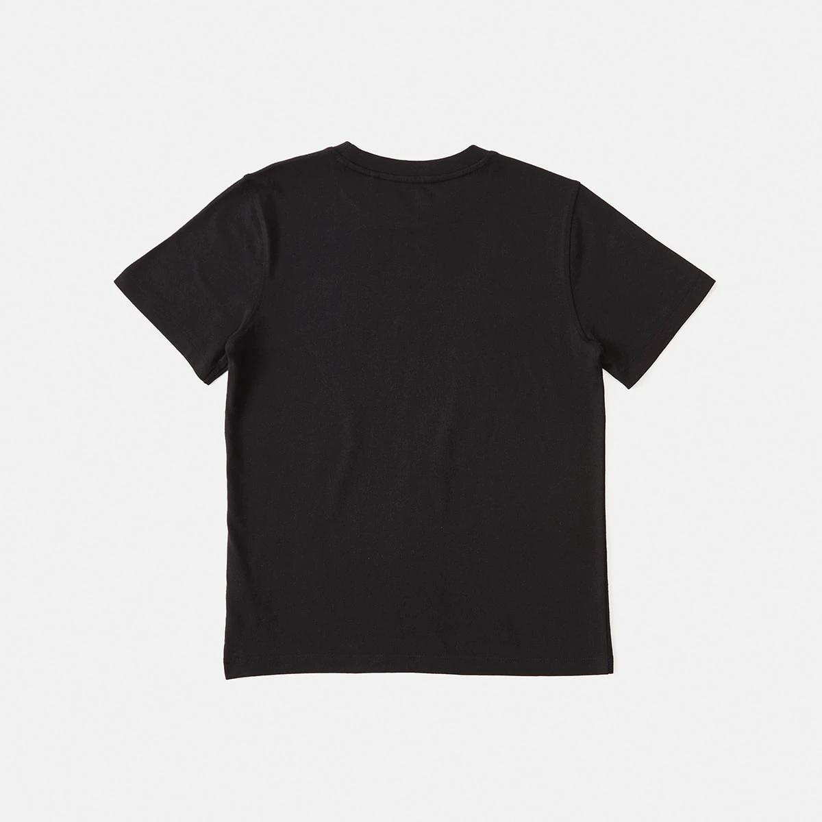 8 Short Sleeve Plain T-shirt BLACK, 8 of 8