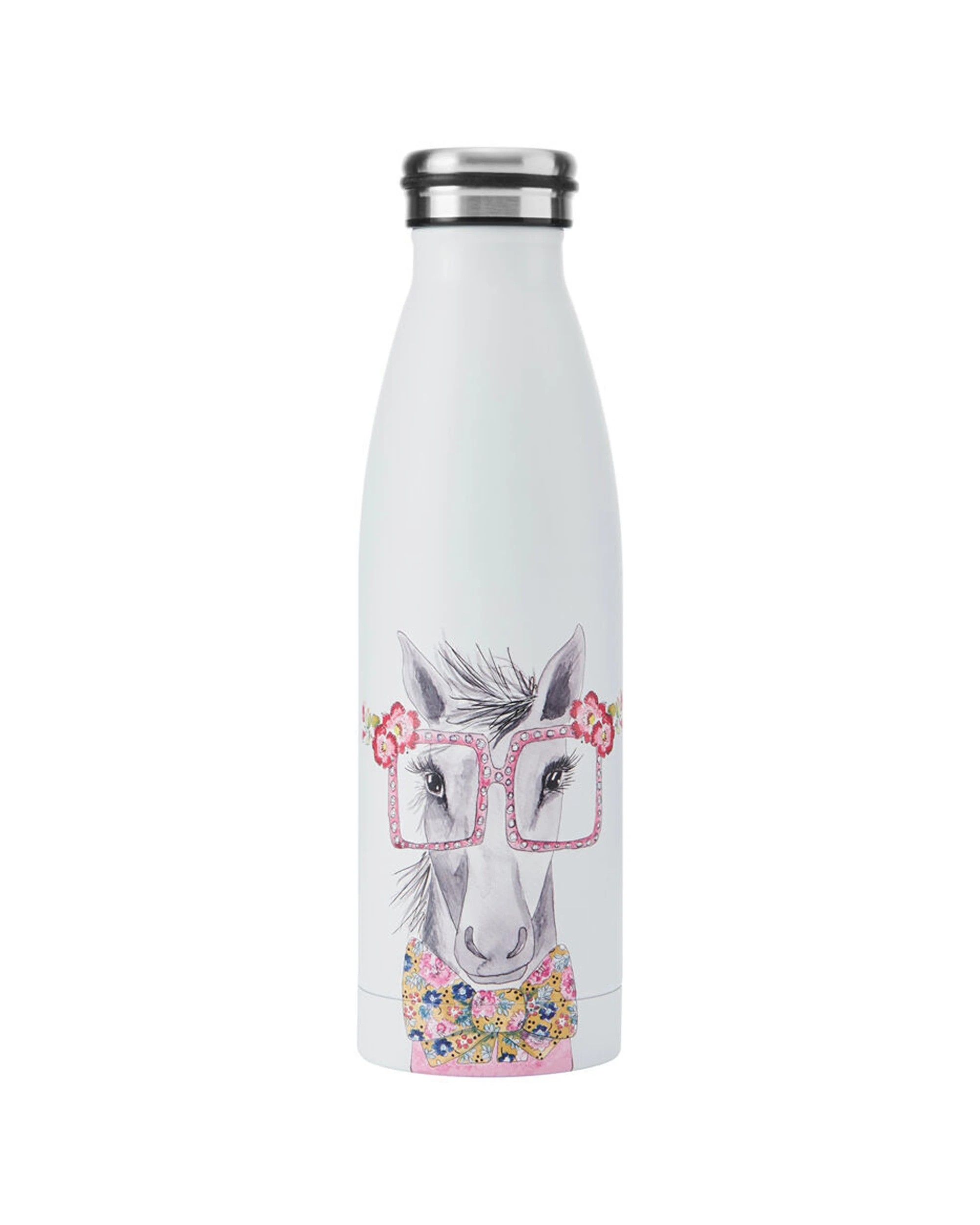 2 Mikasa 2PK Horse Themed Sleeved Insulated Water Bottle Vacuum Insulated 500mL - White, 2 of 5