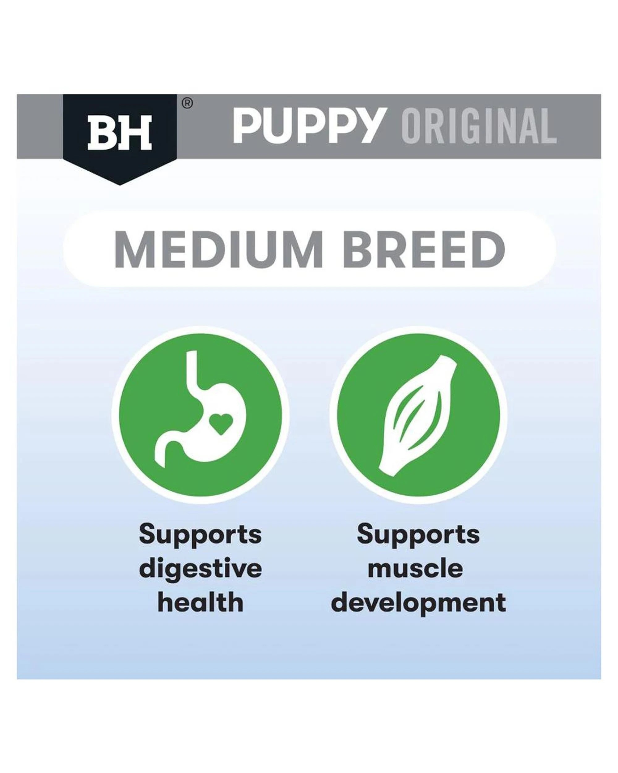 6 Black Hawk Medium Breed Puppy Chicken And Rice Dry Dog Food 3kg, 6 of 9