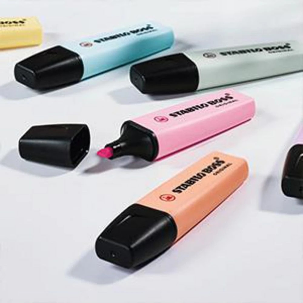 3 Stabilo Boss Highlighters Pastel Assorted 4 Pack, 3 of 4