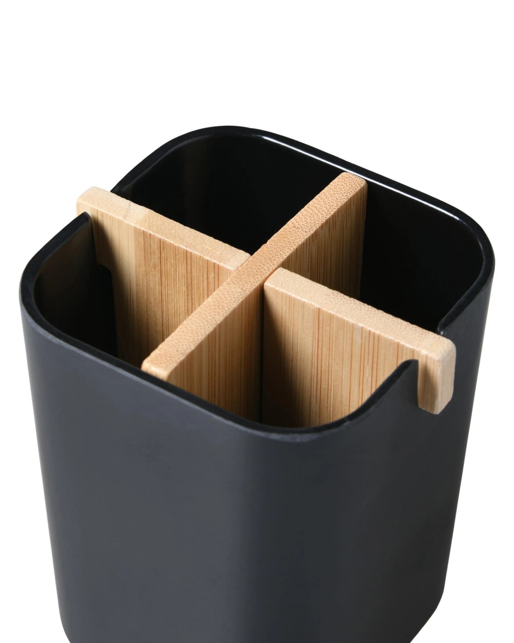 6 Takara Takae Bamboo Toothbrush Holder - Black, 6 of 6