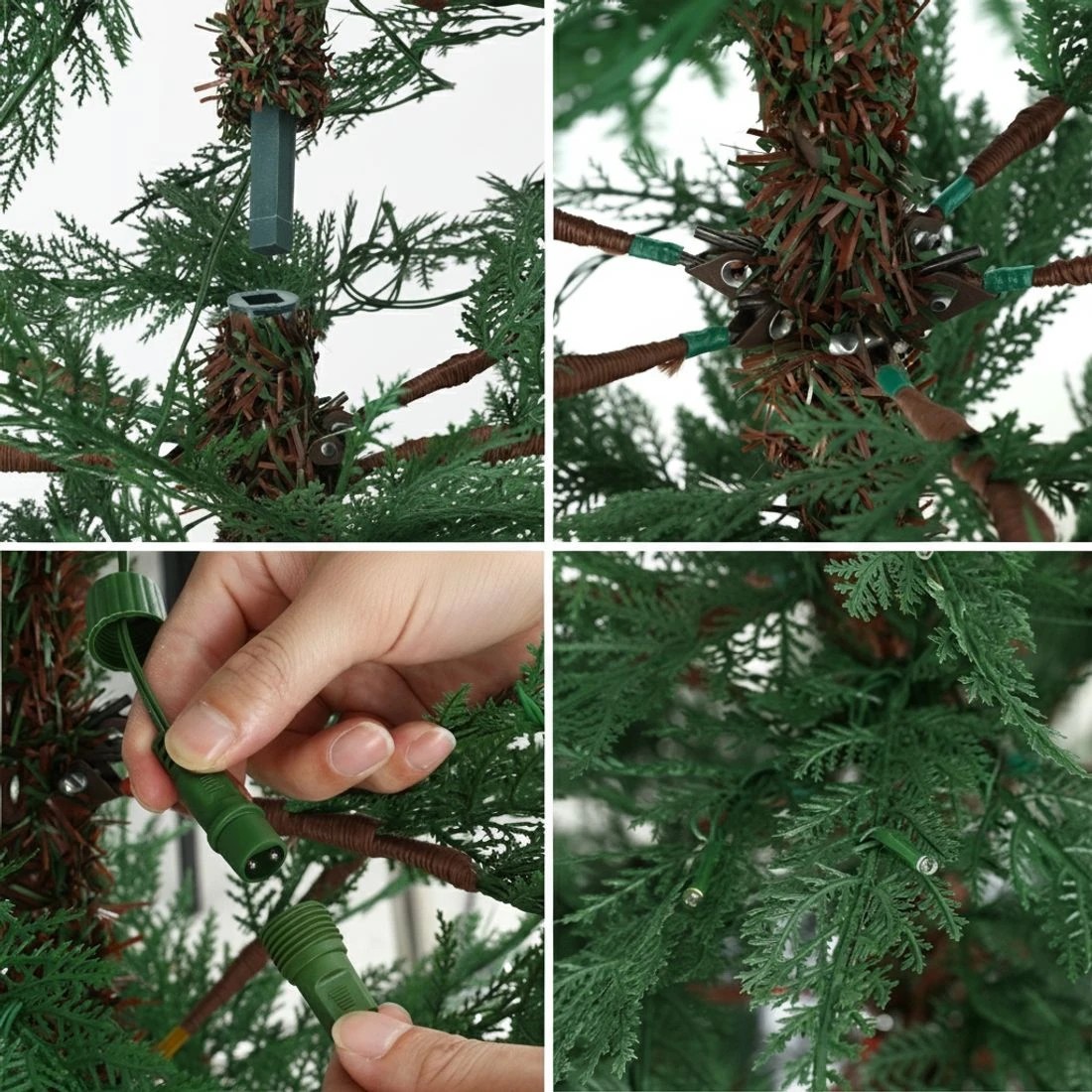 6 Jingle Jollys Christmas Tree 1.5M LED Xmas Tree Sparse 263 Tips Party Decoration - Green, 6 of 7