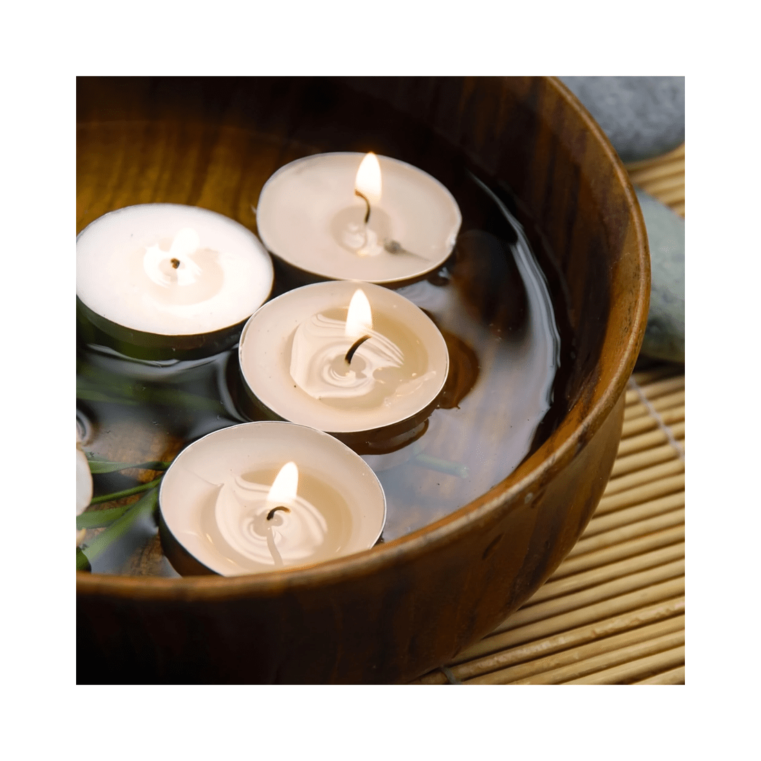 2 BR Home 600pcs TEA LIGHT CANDLES 9 Hour Burn Tealight Wedding Smokeless Crystal Wax BULK, 2 of 6