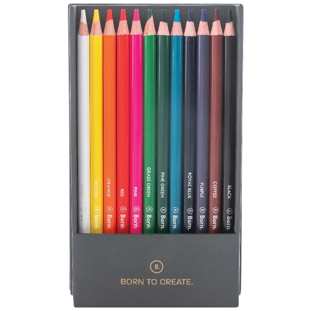 3 Born Premium Colour Pencils 12 Pack, 3 of 4