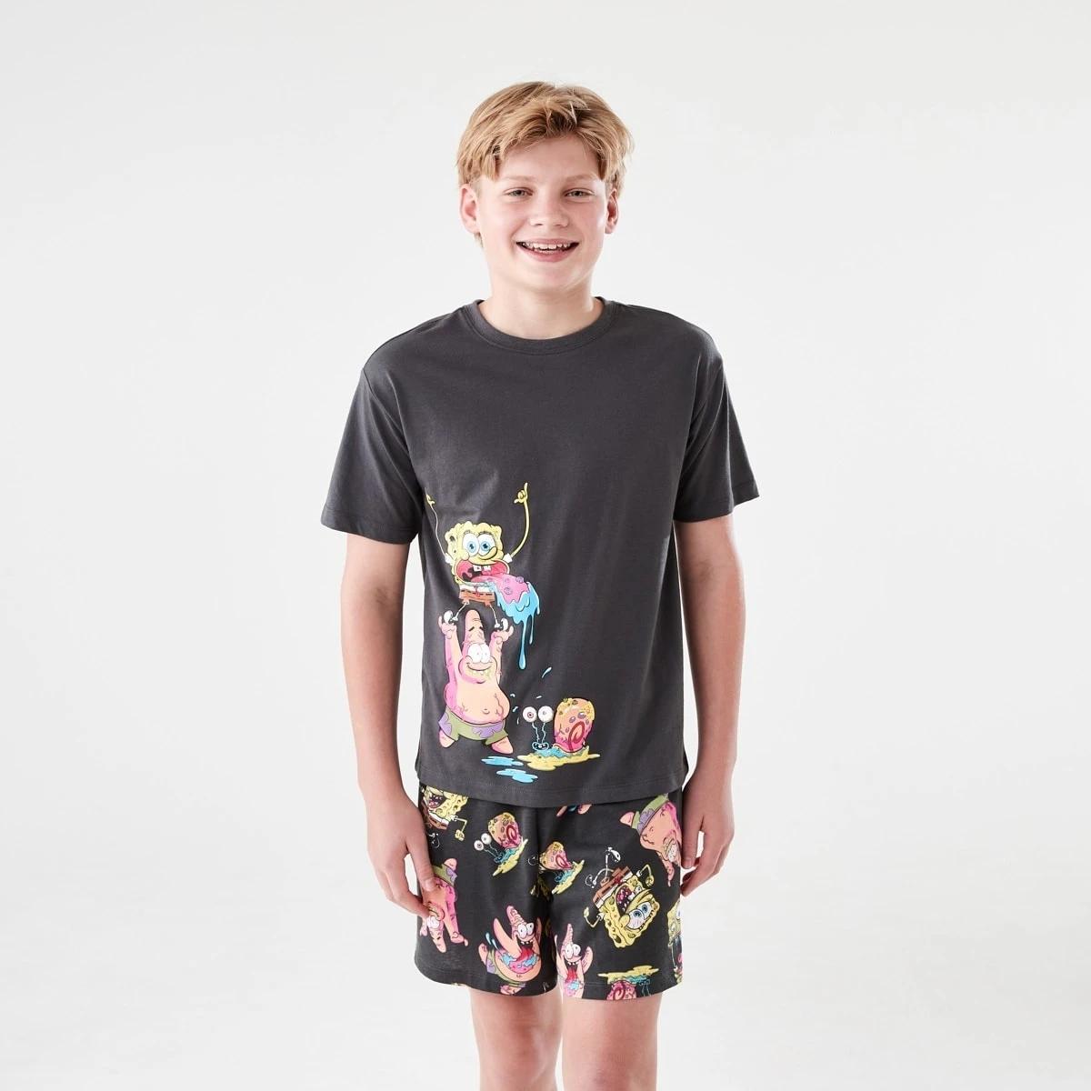1 SpongeBob License Pyjama Set SPONGE BOB, 1 of 9