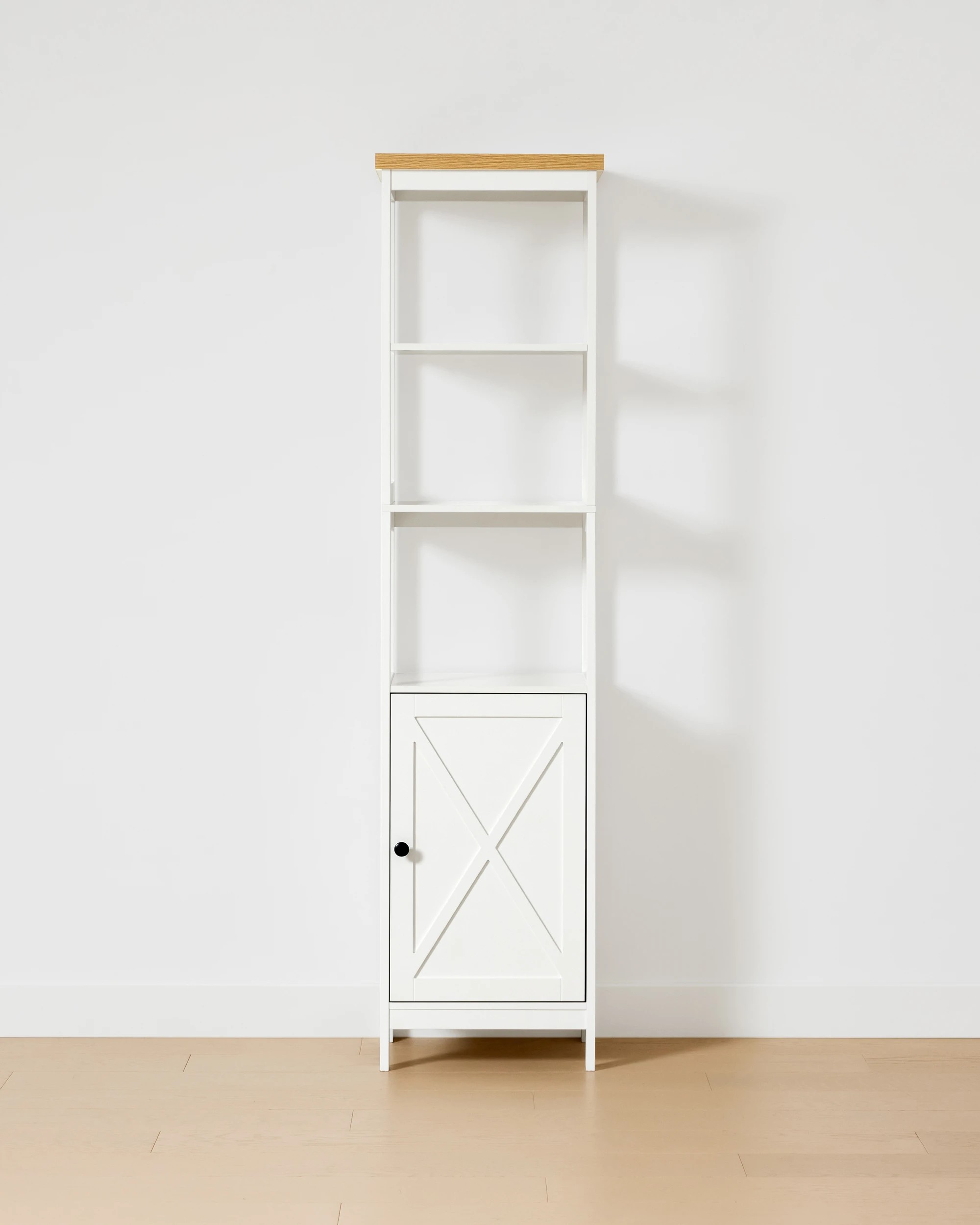 1 Camille Tall Storage Unit with Shelves, 1 of 7