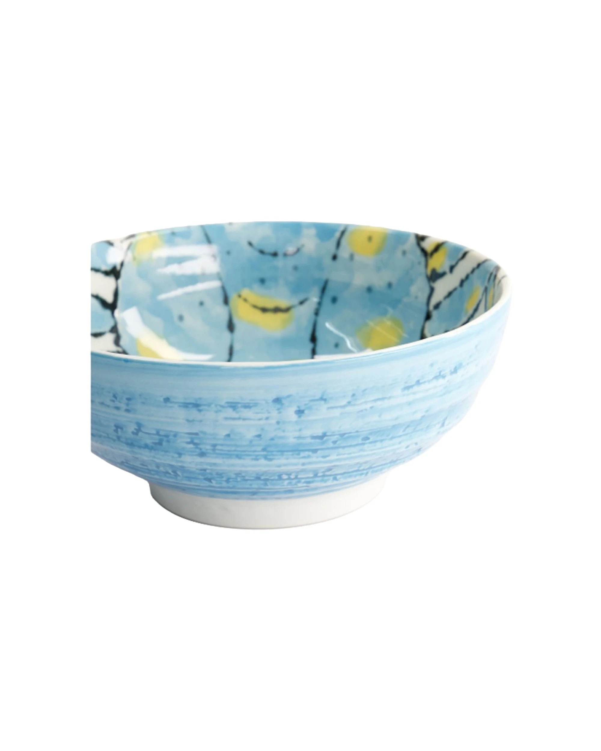 3 Tokyo Design Studio Seafood Ramen Bowl Stylish Design 18.5x8cm Light - Blue, 3 of 4