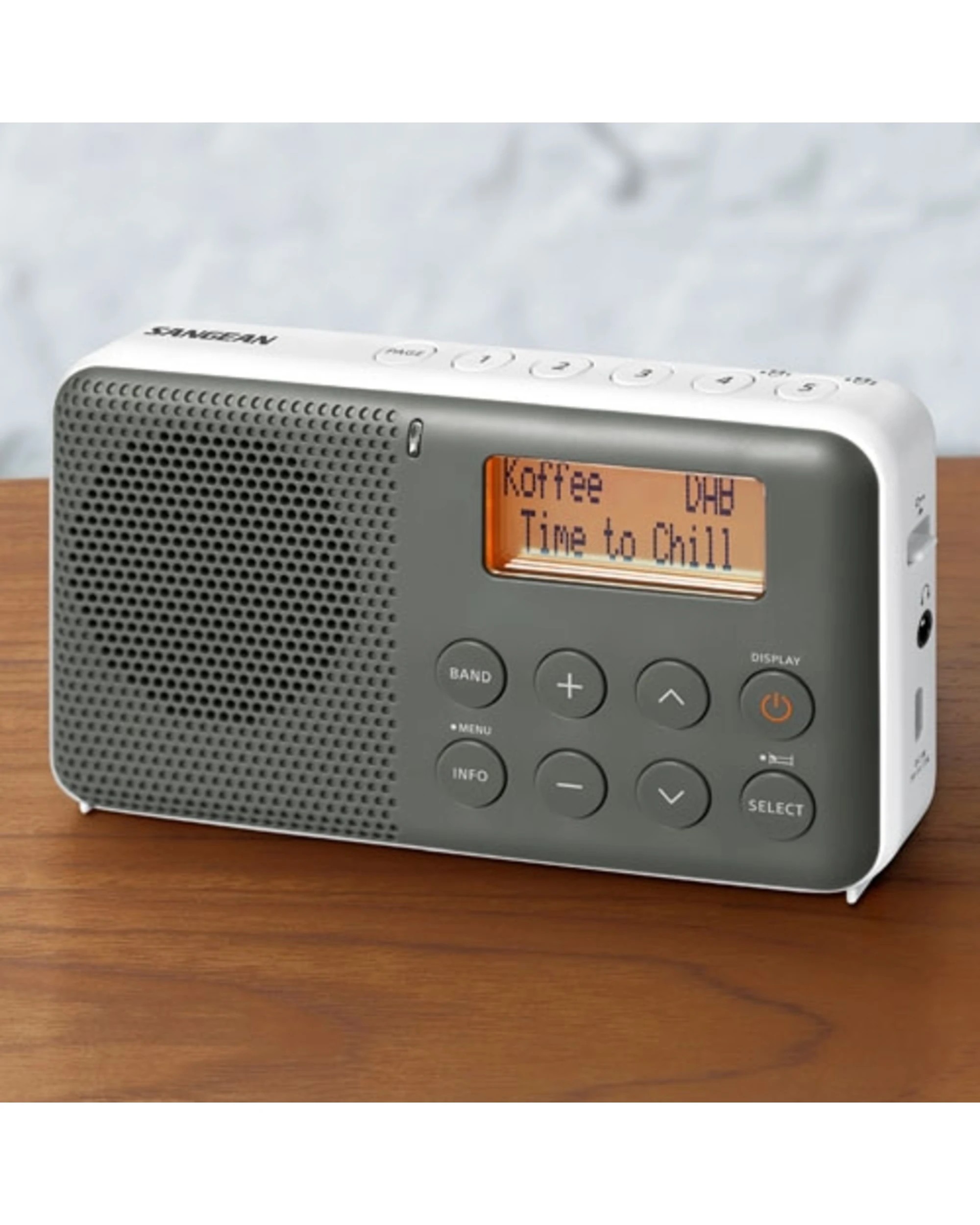 2 Sangean DPR-64 Portable Digital Radio (Grey/White), 2 of 4
