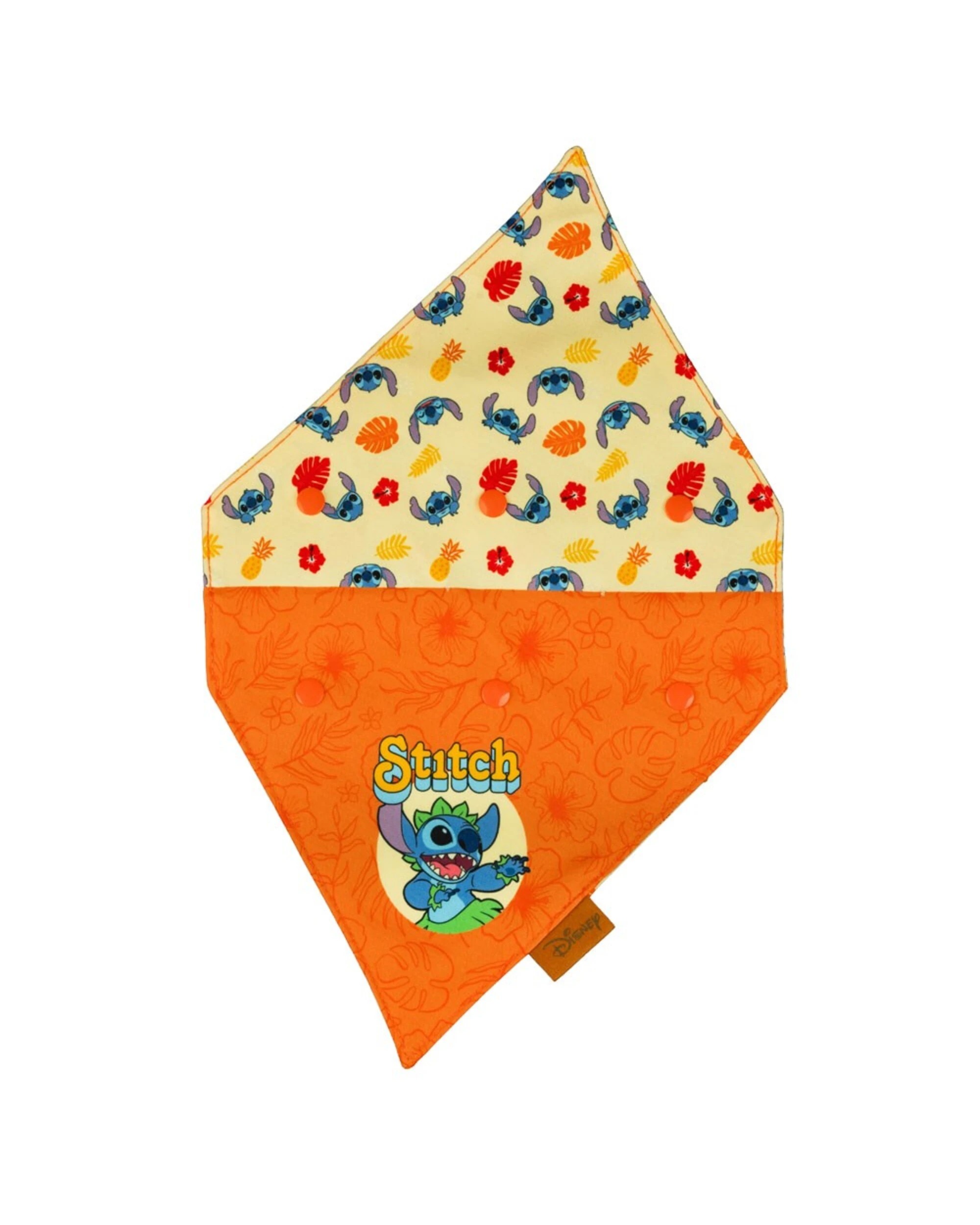 2 Disney - Lilo & Stitch - Stitch Cat & Dog Bandana - Small/Medium - Orange, 2 of 4