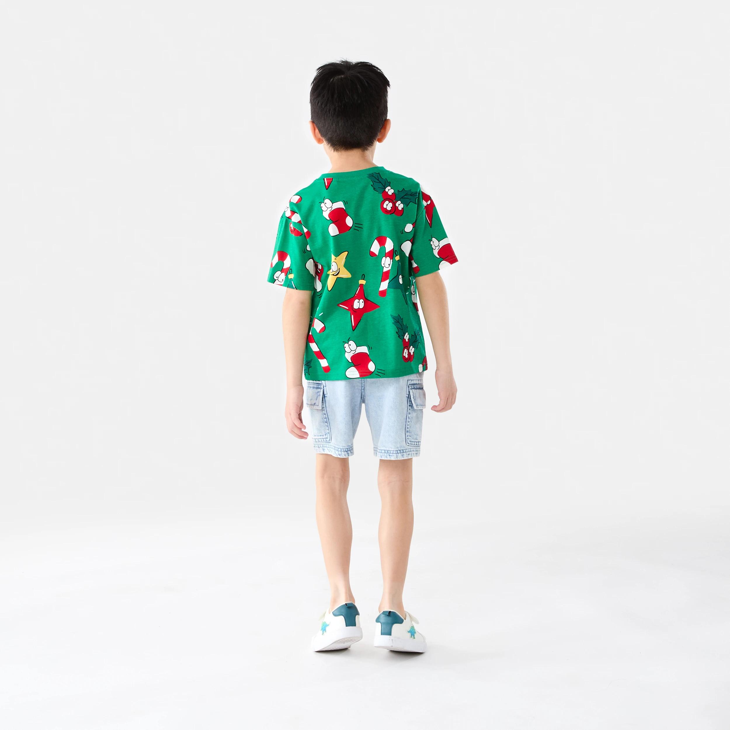 7 Christmas Print T-shirt Grn Xmas, 7 of 7
