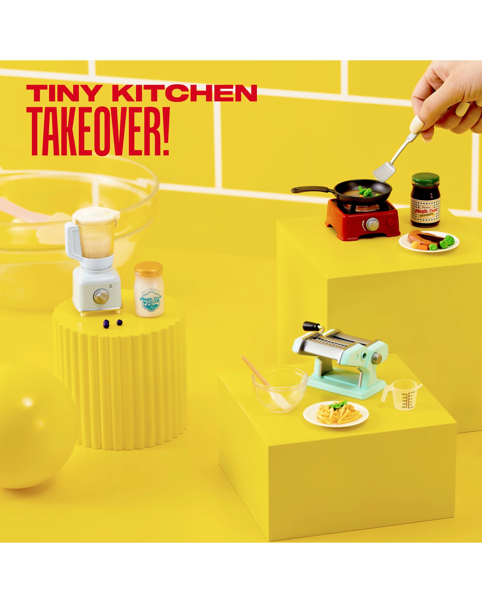 6 Mini Brands Really Works Magic Cook Kitchen Capsule Series 1 by ZURU - Assorted - Multi, 6 of 8