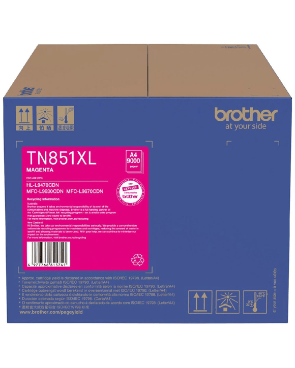 Brother TN851XLM High-Yield Toner Cartridge Magenta