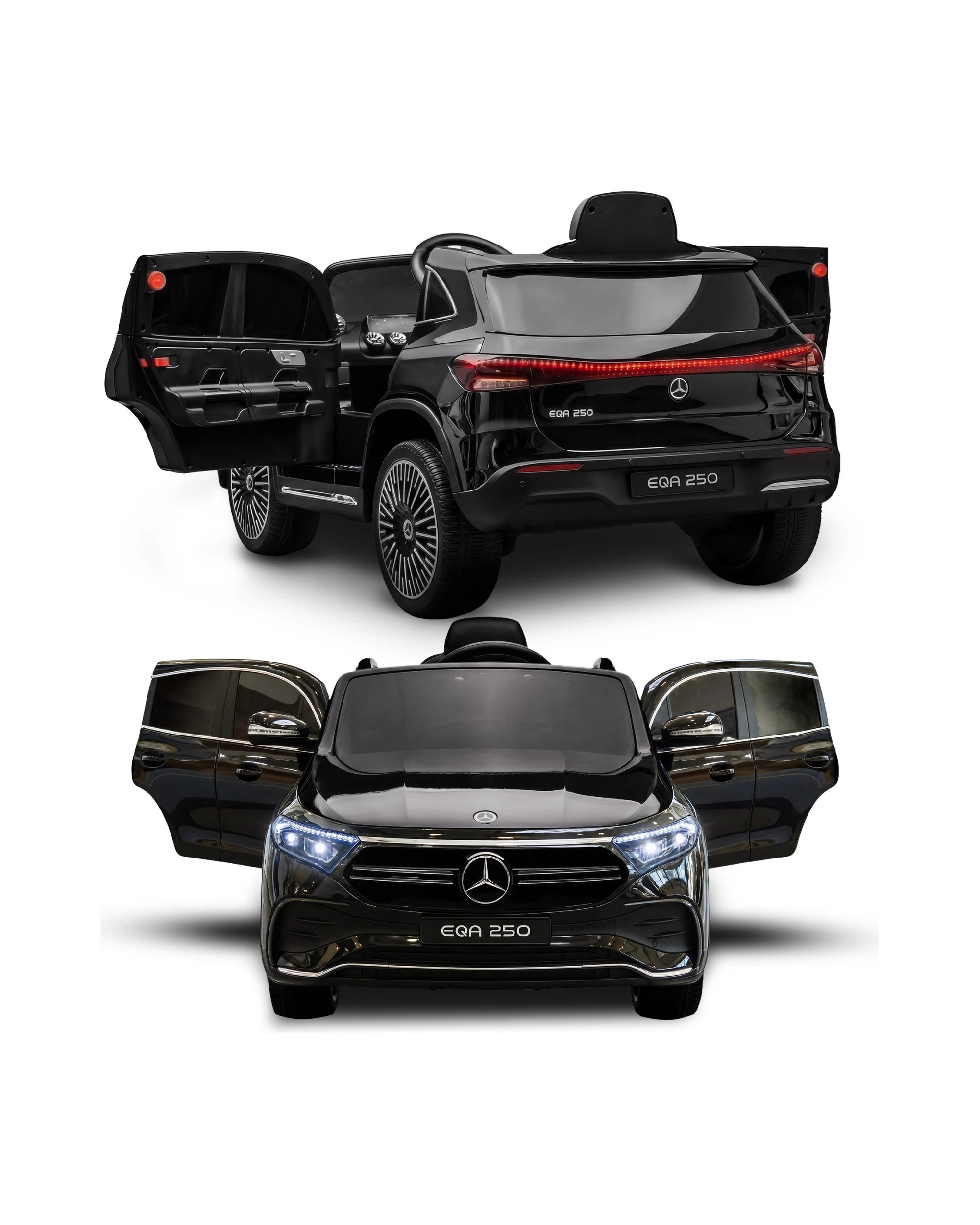 4 Mercedes-Benz EQA 250 Kids 12V Electric Ride-On Car with Parental Remote Control, 4 of 9