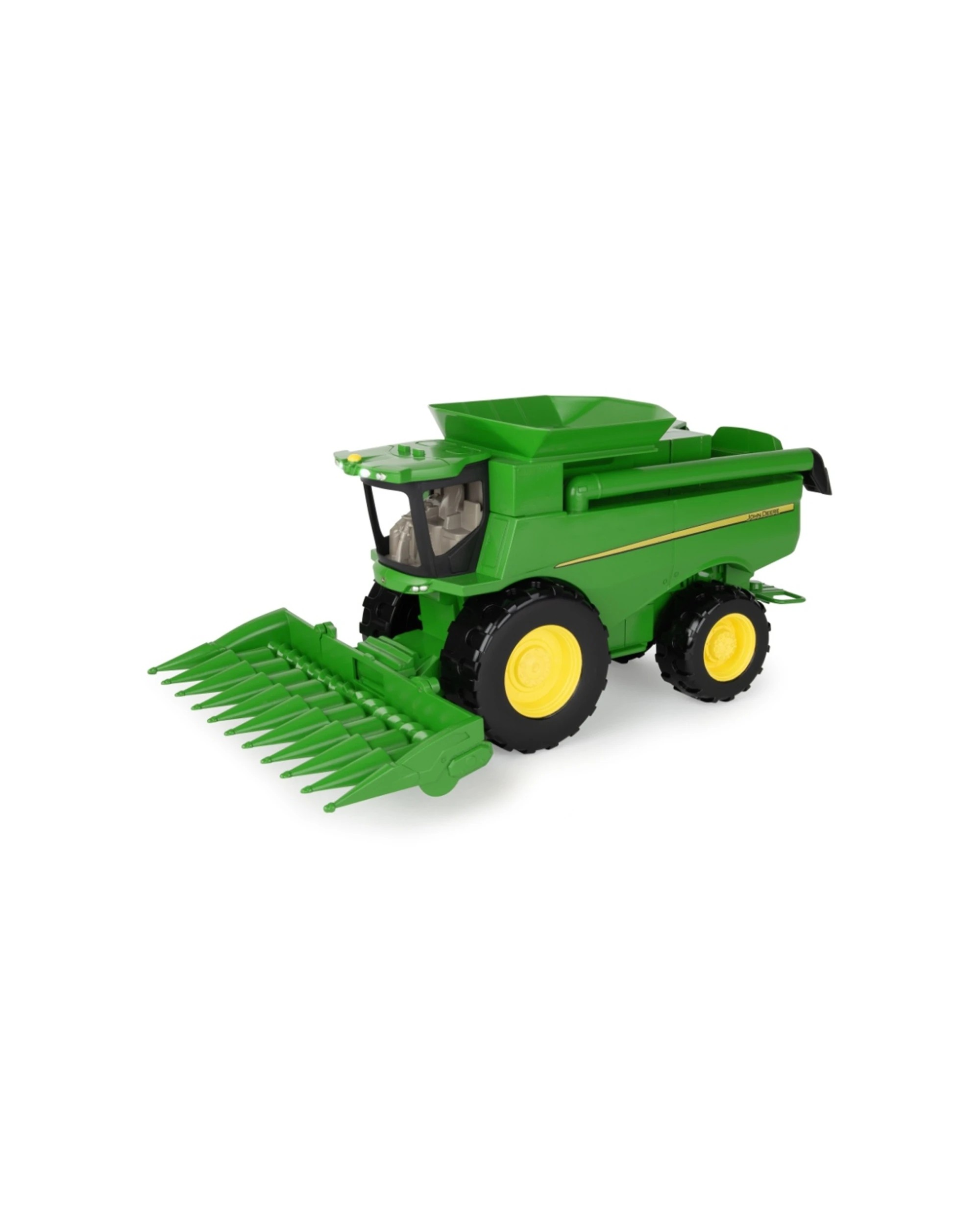 1 John Deere Lights Sounds Combine Construction Vehicle Toy - Green, 1 of 1